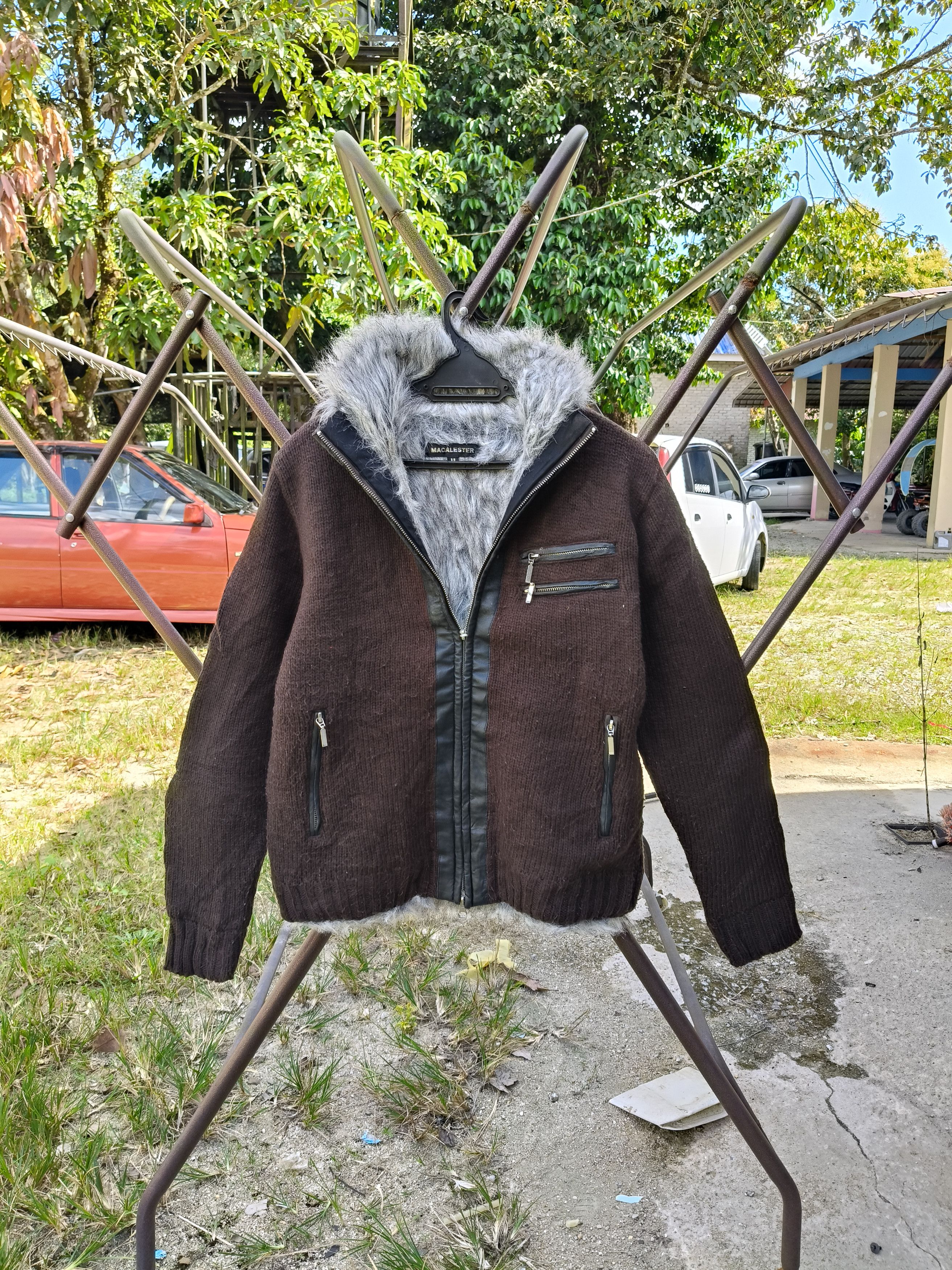 Japanese Brand Macalester Knitted Faux fur Jacket Size M / US 6-8 / IT 42-44 - 1 Thumbnail