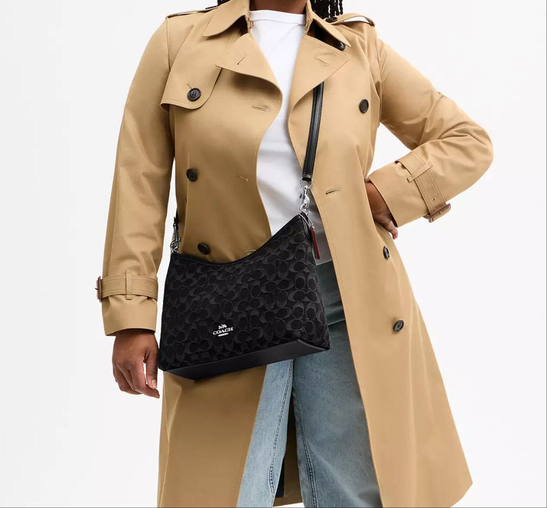 Coach Laurel Shoulder Bag In Signature Denim CDE44 Size ONE SIZE - 14 Thumbnail