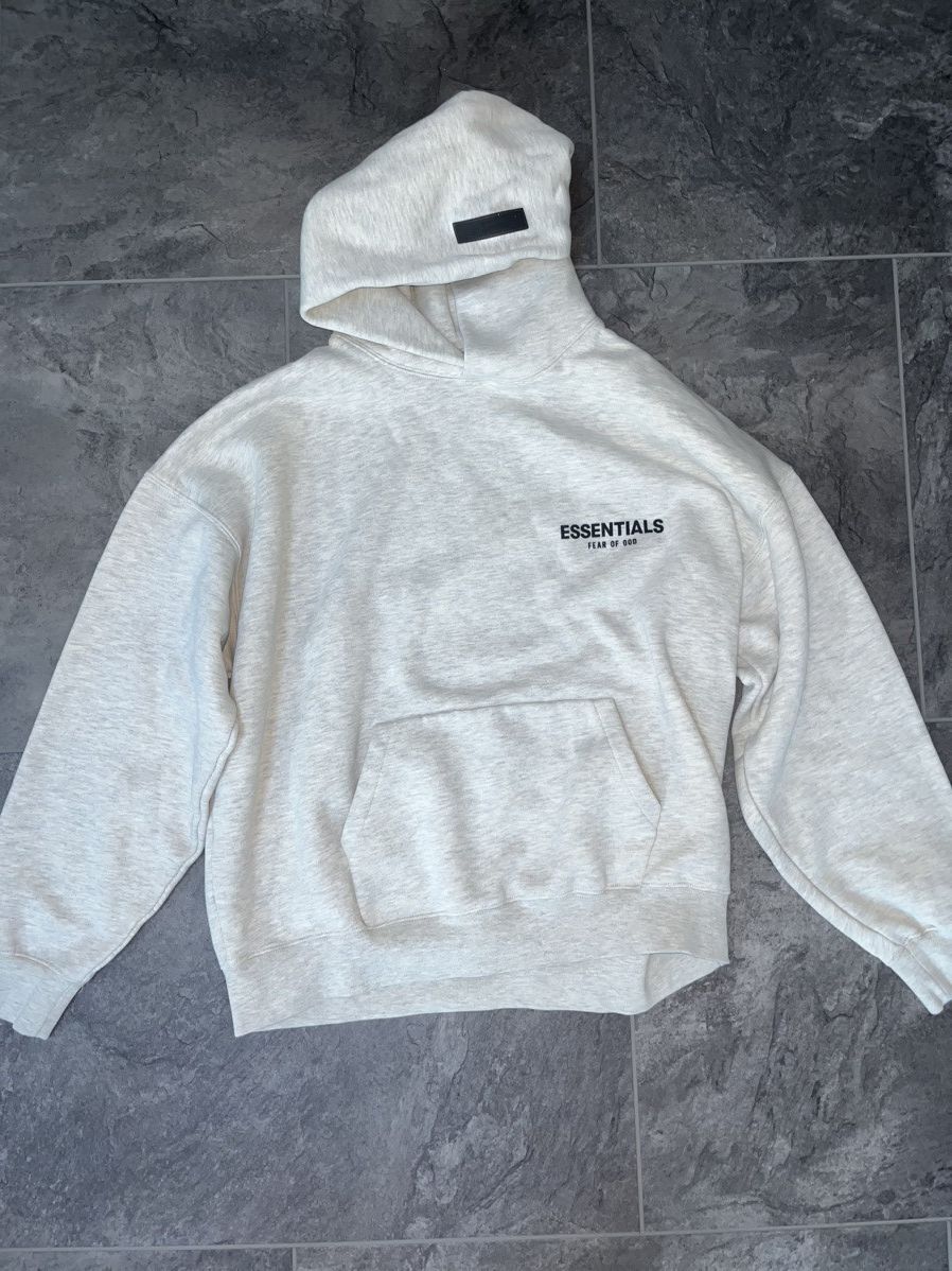 Essentials Grey Essentials Hoodie | Grailed