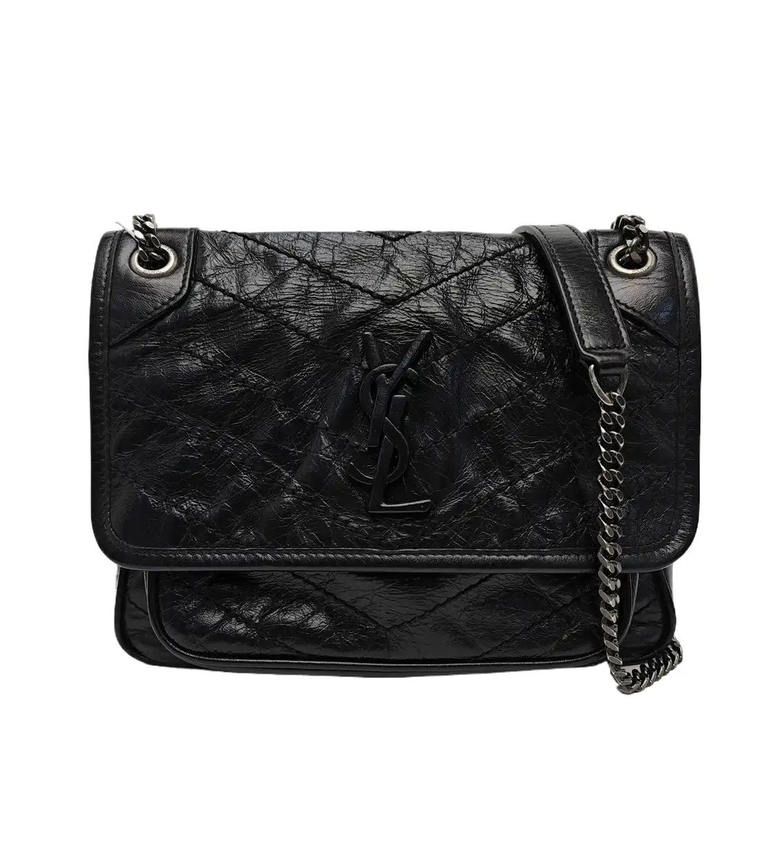 Saint Laurent Paris Saint Laurent Paris YSL NIKI Small black cowhide leather quilted Vshoulder bag c Size ONE SIZE - 1 Thumbnail