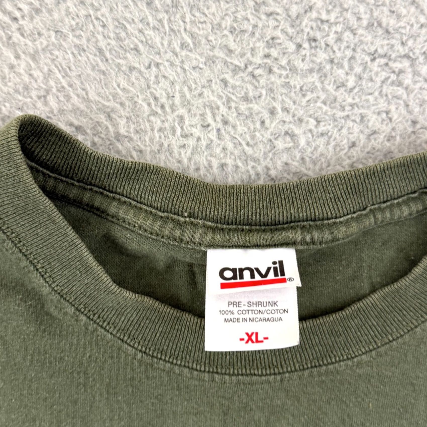 Anvil VINTAGE German Shepherd Shirt Mens XL Green Short Sleeve 90s Graphic Dog Casual Size US XL / EU 56 / 4 - 7 Thumbnail