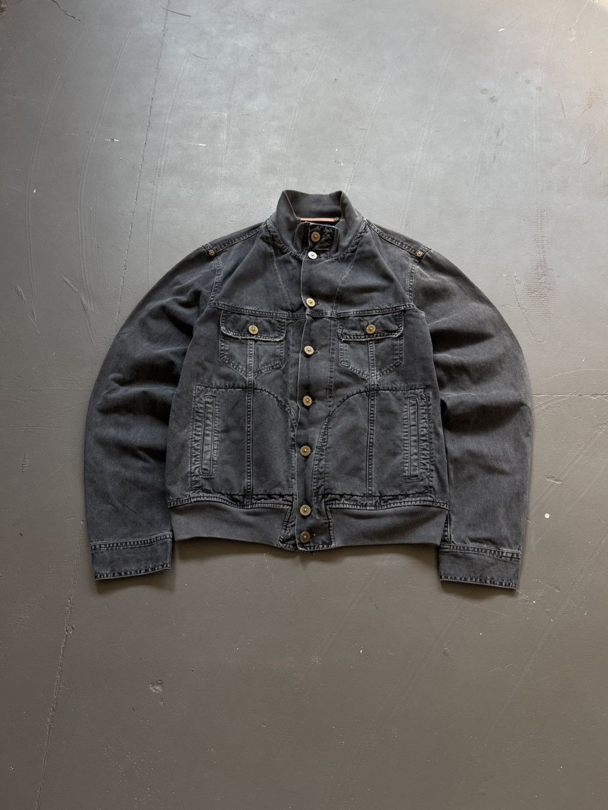 Avirex Leather Ma-1 Flying Sharks Goat Leather Black