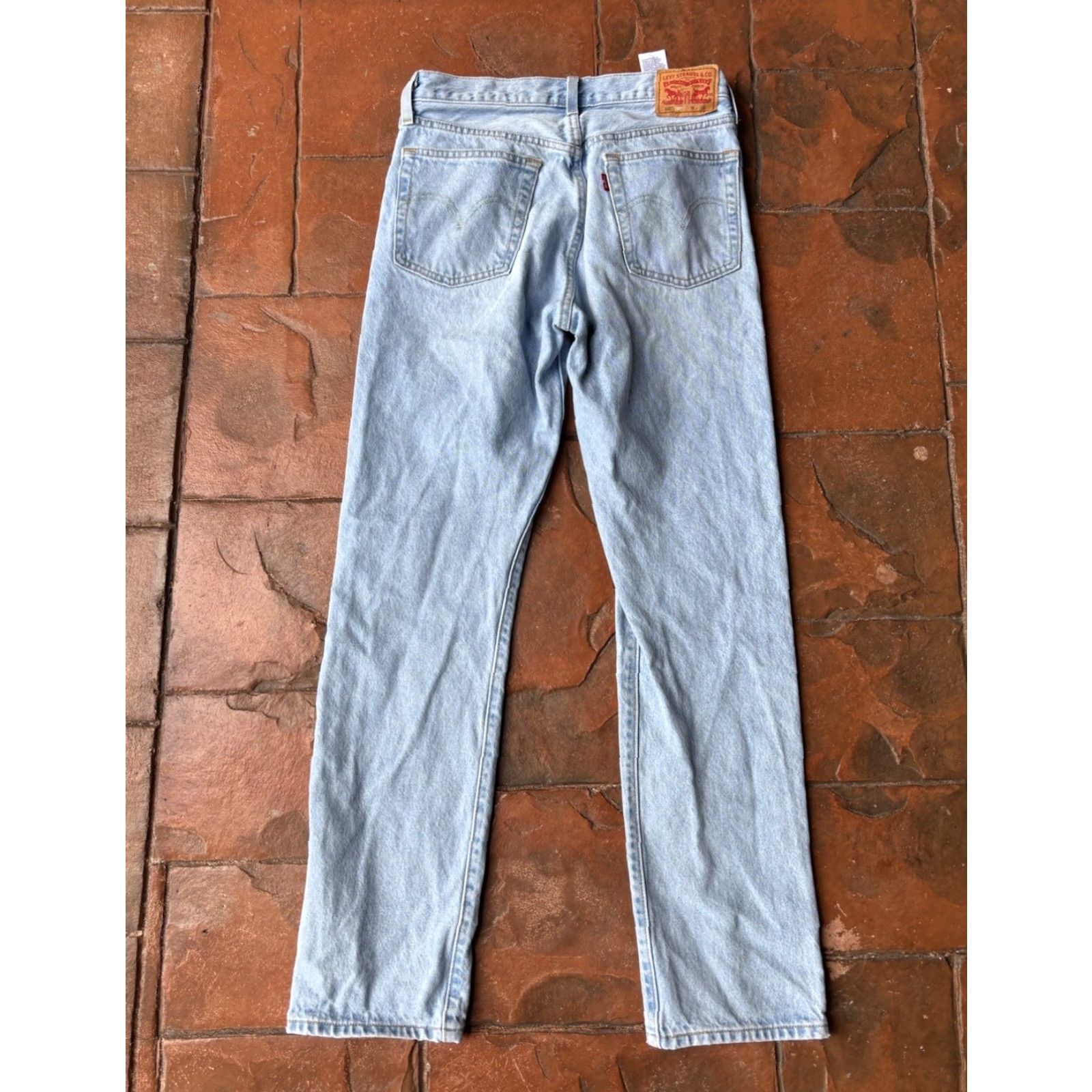 Levi's VINTAGE Levi's 501 Jeans Womens 27x30 Floral Patch 150th Anniversary Blue Denim Size 27" / US 4 / IT 40 - 3 Thumbnail