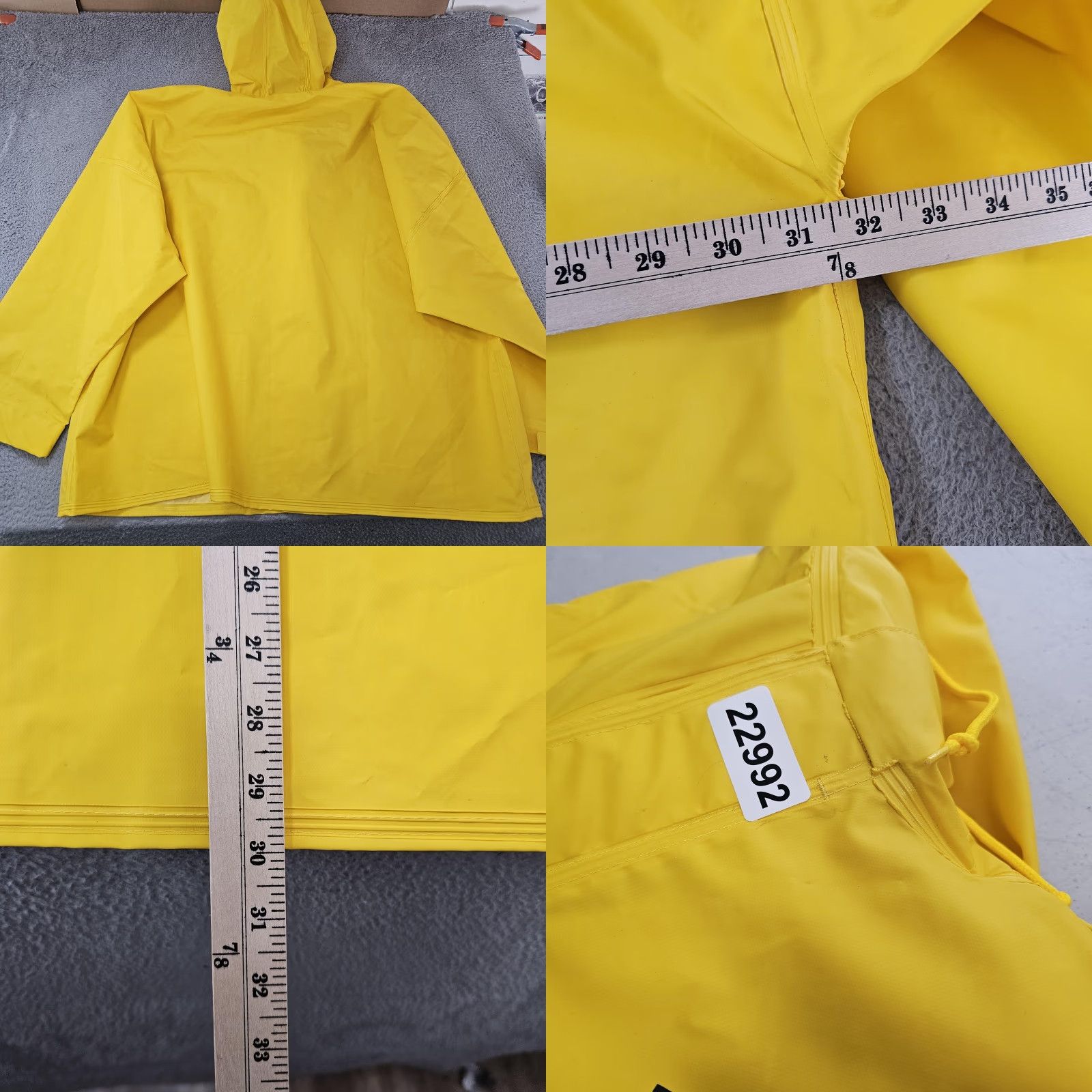 Carhartt Carhartt Jacket Mens 2XL Yellow Hooded Waterproof Rain Coat Size US XXL / EU 58 / 5 - 9 Thumbnail