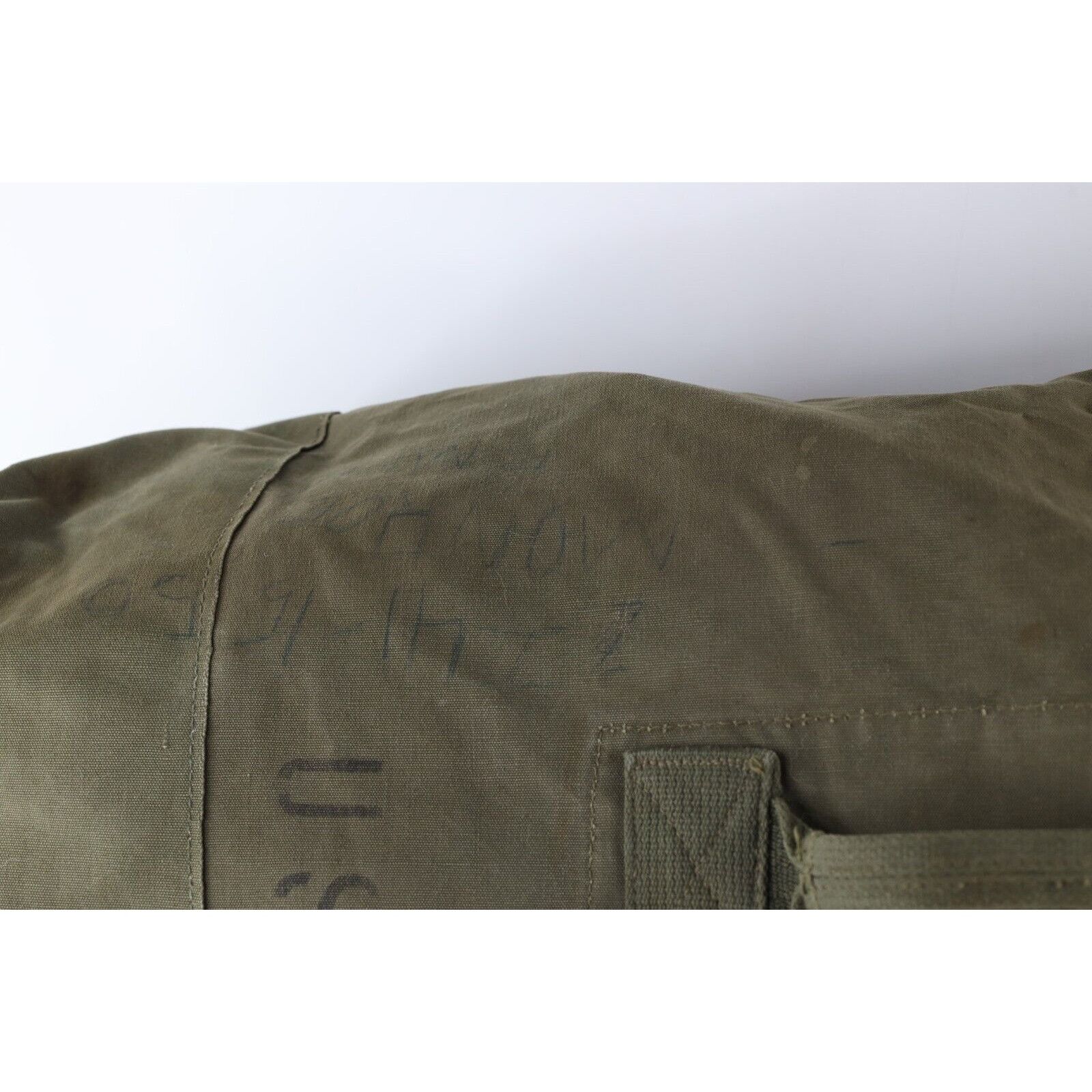 Vintage Vintage 50s Korean War Canvas Top Loader Duffel Bag Size ONE SIZE - 12 Thumbnail