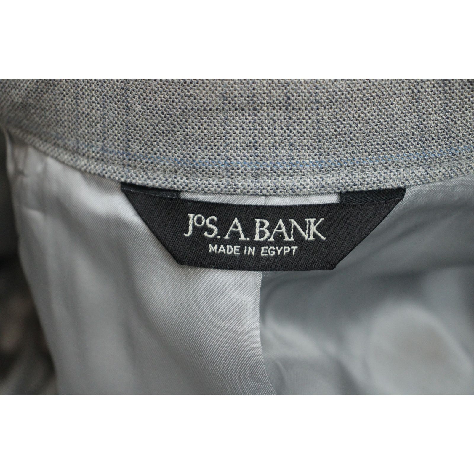 Jos. A. Bank Jos A Bank Blazer Mens 40S Plaid Silk Wool Single Breast Size 40S - 6 Thumbnail