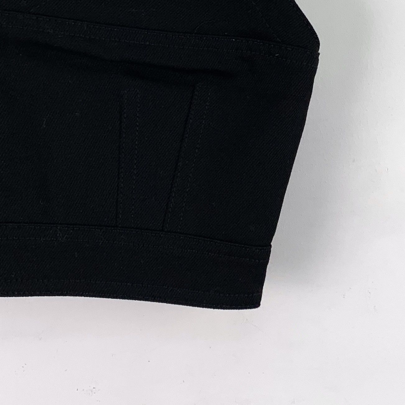 Alexander Wang Alexander Wang Black Cotton Back Zip Camisole Top K26WX Size XS / US 0-2 / IT 36-38 - 4 Thumbnail