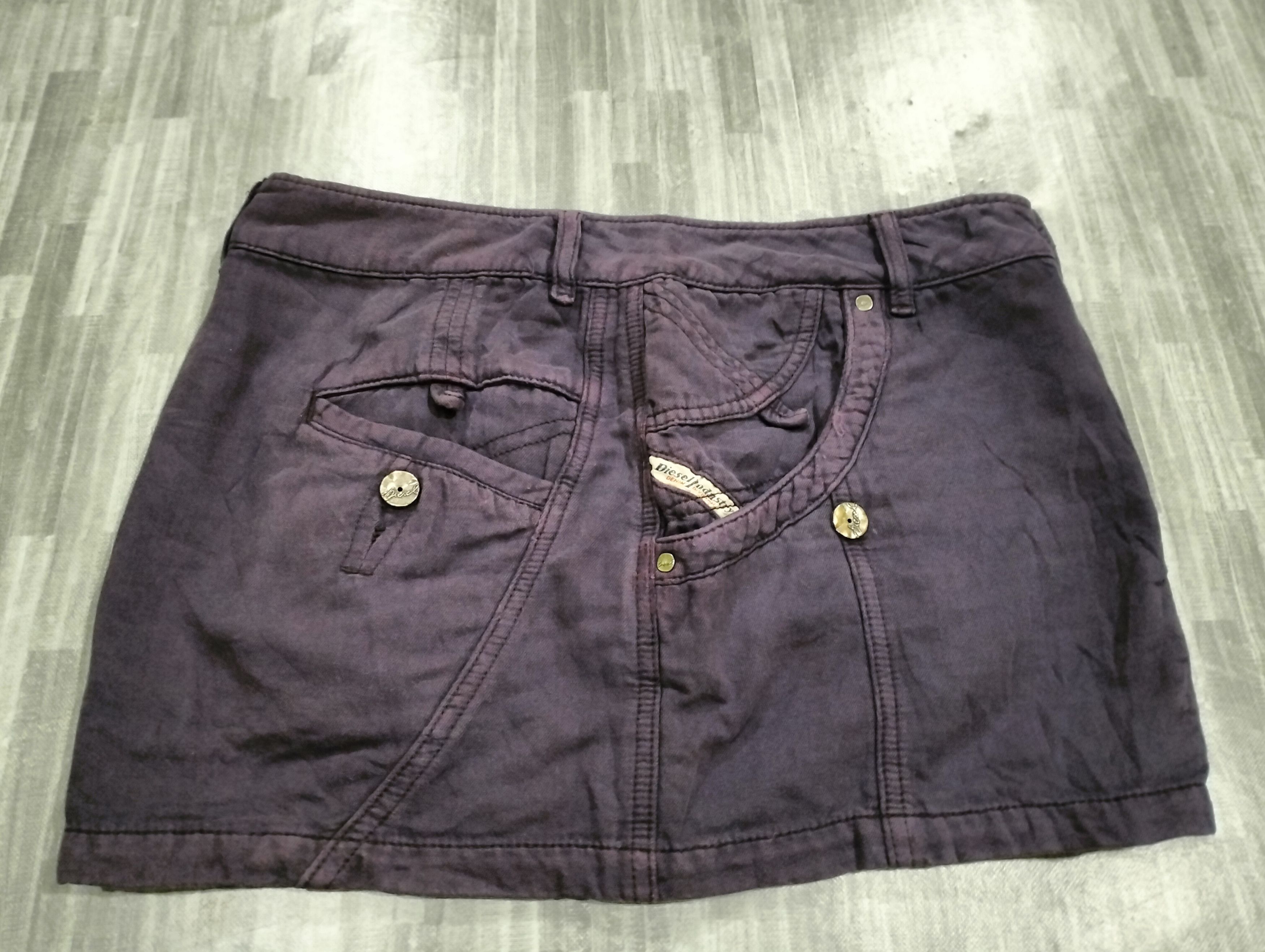 Diesel Diesel Mini Skirt Sunfaded Design Size 32" / US 10 / IT 46 - 9 Thumbnail