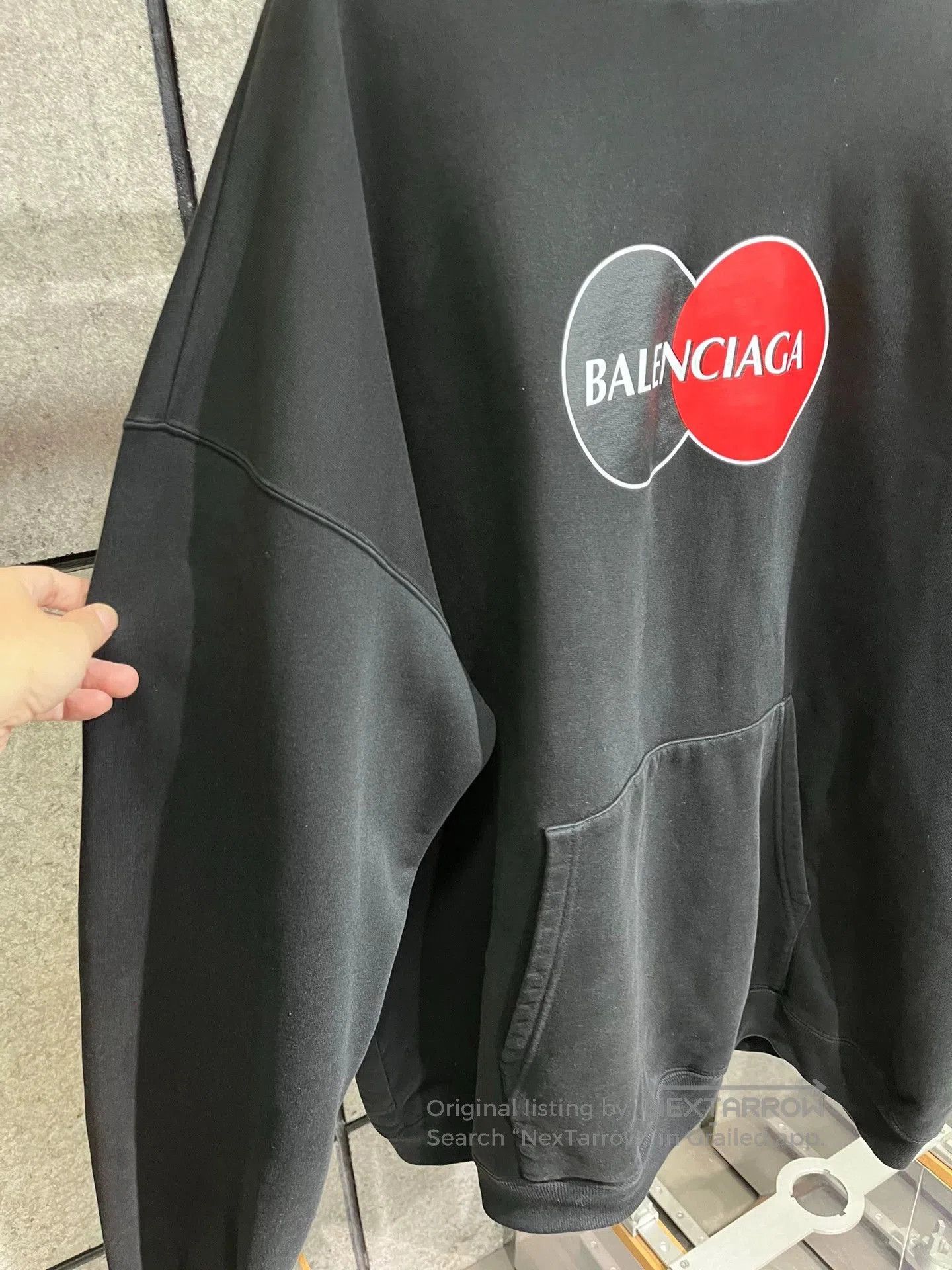 Balenciaga Balenciaga Black Mastercard Hoodie S. Size US S / EU 44-46 / 1 - 6 Thumbnail