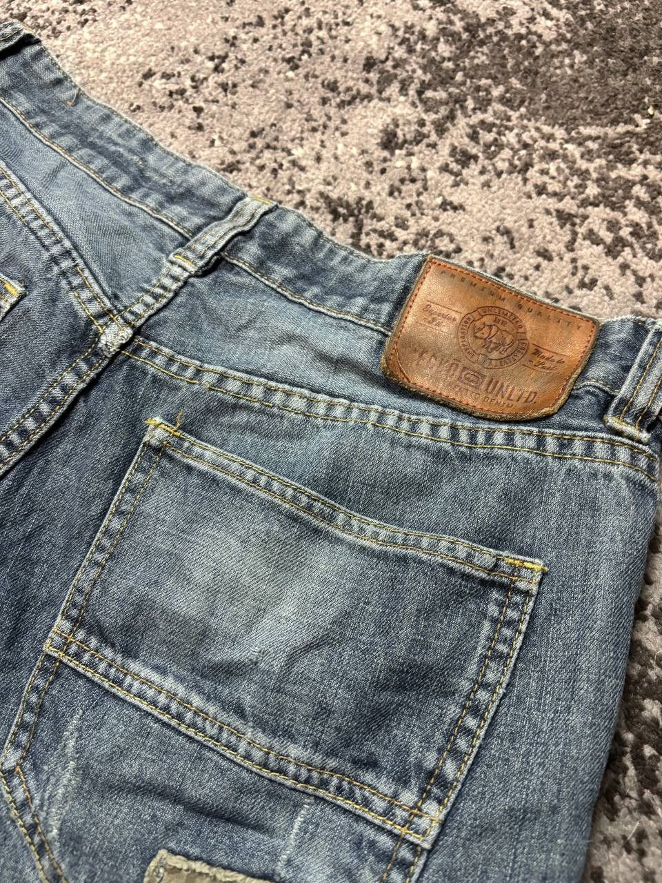 Ecko Unltd. × Japanese Brand × Vintage Vintage Y2K Eco Unltd Hang Tray Camo Denim Pants Size US 32 / EU 48 - 7 Thumbnail