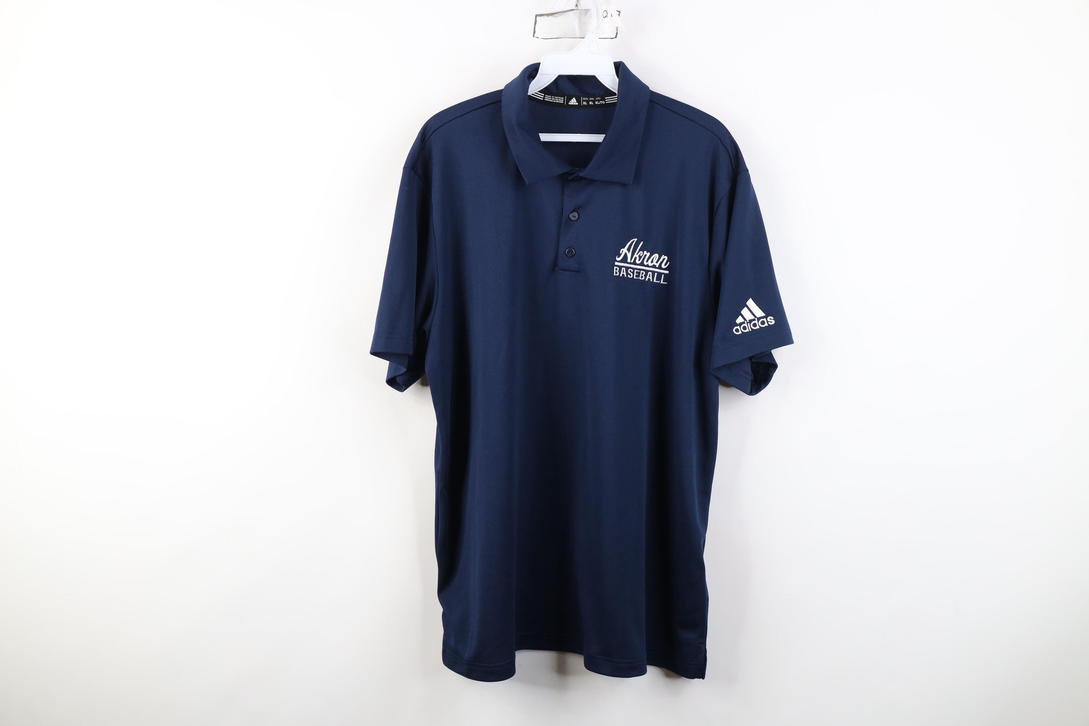 Adidas Adidas University of Akron Baseball Golf Polo Shirt Blue Size US XL / EU 56 / 4 - 1 Thumbnail