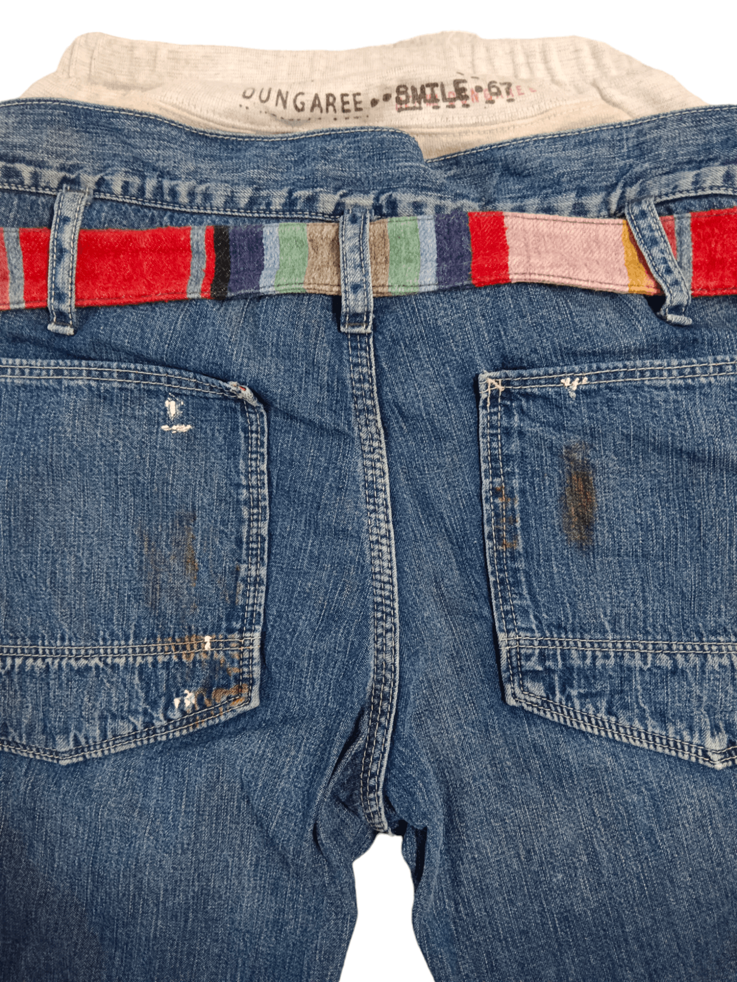 Japanese Brand DNM Riders Seditionaries Splash Rusty Low Rise Jeans Size 30" / US 8 / IT 44 - 11 Thumbnail