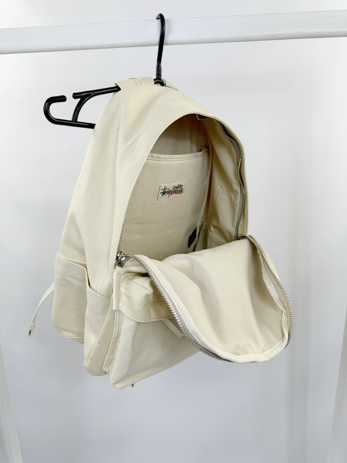 Stussy Stussy Canvas backpack Natural Size ONE SIZE - 11 Thumbnail