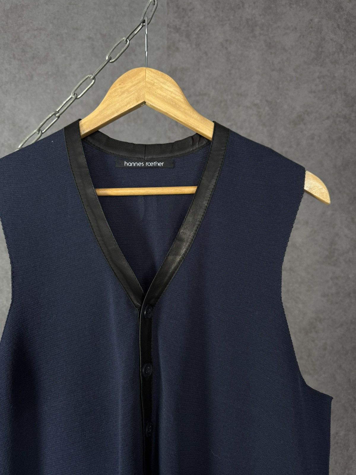 hannes roether Hannes Roether avant garde designer vest Size 46S - 2 Thumbnail