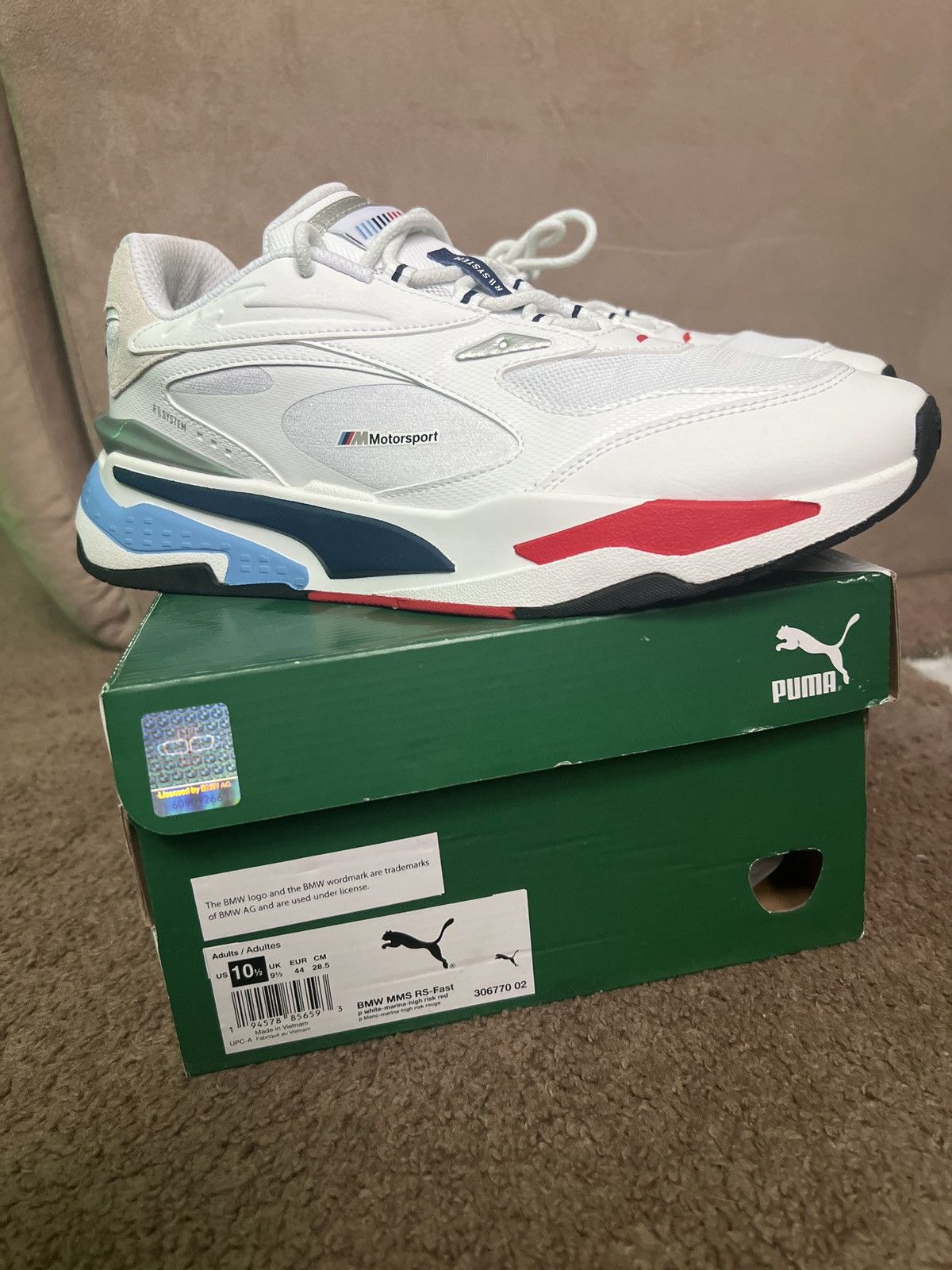 BMW × Puma Puma x BMW RS FAST Size US 10.5 / EU 43-44 - 1 Thumbnail