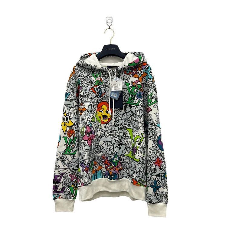Louis Vuitton Louis Vuitton Louis Vuitton Cartoon Print Hoodie Size M-25 Size US M / EU 48-50 / 2 - 2 Thumbnail