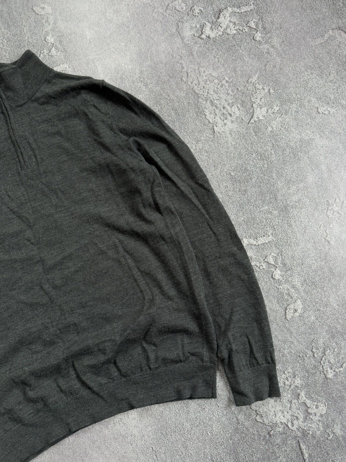 Designer × Reiss Reiss S wool 1/4 zip sweater knitwear jumper pullover Size US S / EU 44-46 / 1 - 6 Thumbnail