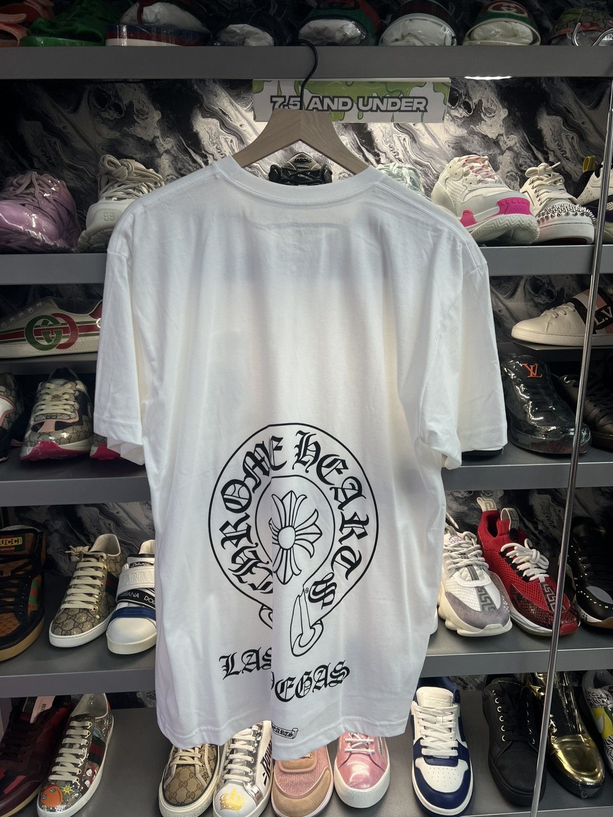 Chrome Hearts Chrome Hearts Las Vegas White Tee Size US XL / EU 56 / 4 - 2 Thumbnail
