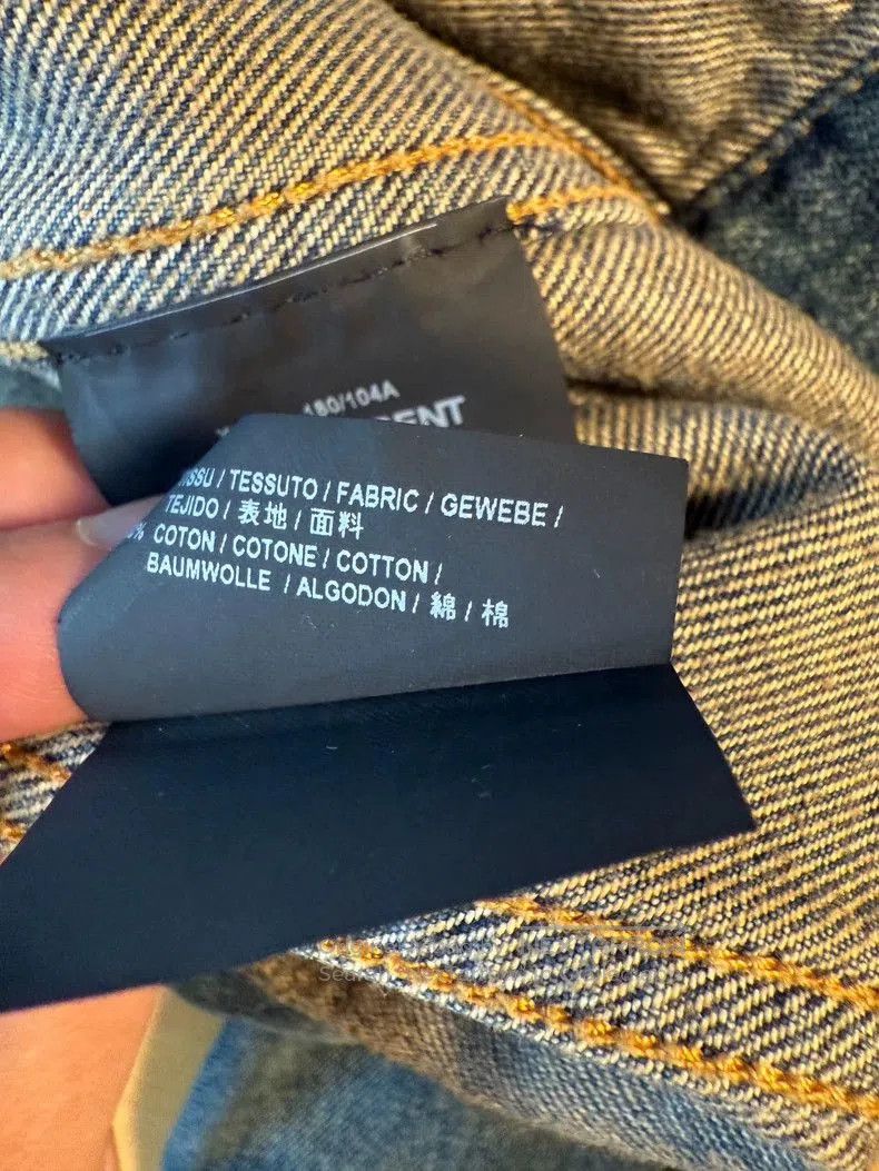 Saint Laurent Paris Saint Laurent Classic Denim Jacket. Size US XL / EU 56 / 4 - 5 Thumbnail