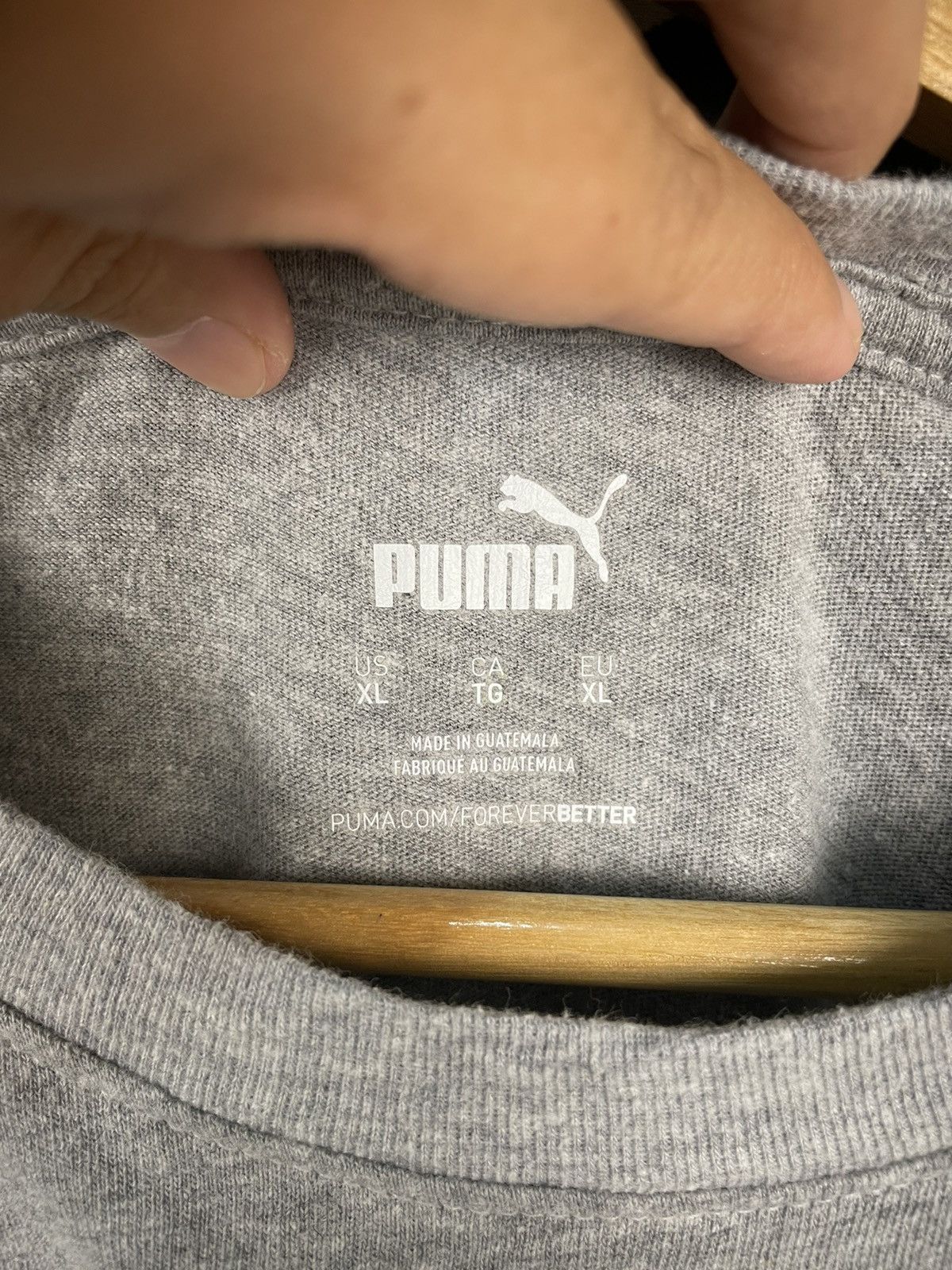 Puma × Vintage Puma Classic Big Logo Tshirt Size US XL / EU 56 / 4 - 4 Thumbnail