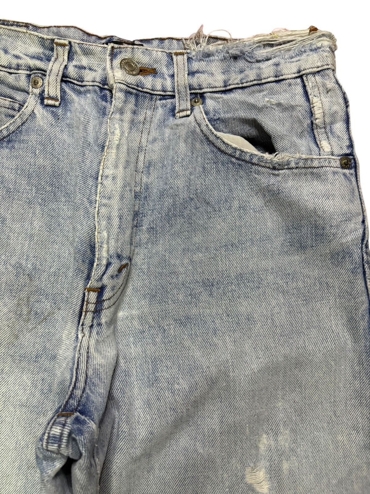 Levi's Vintage Levis Grunge Distressed Jean Shorts Jorts Size US 28 / EU 44 - 6 Thumbnail