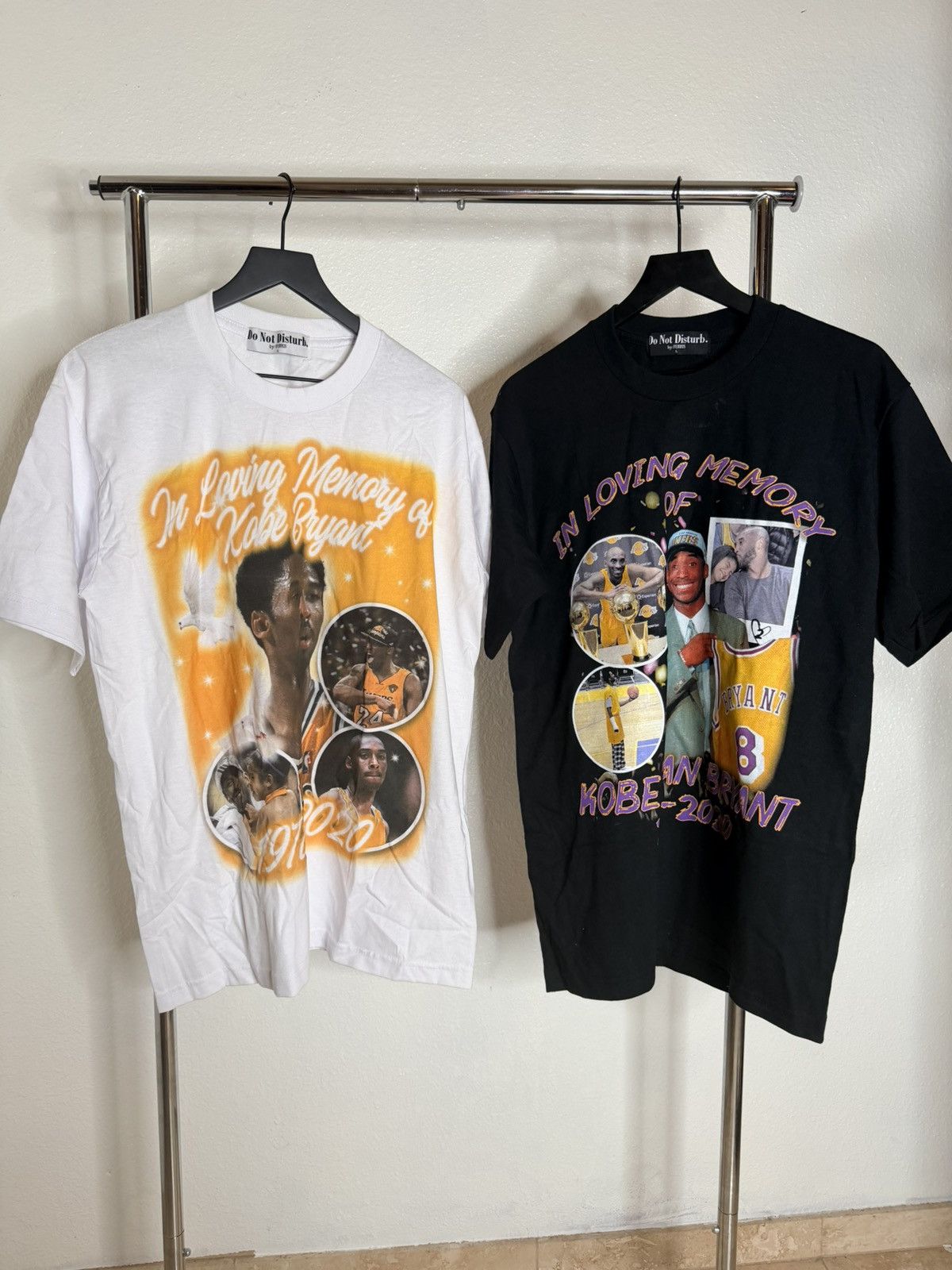 Do Not Disturb Kobe Bryant Memorial 2 pack shirts Size US L / EU 52-54 / 3 - 1 Thumbnail