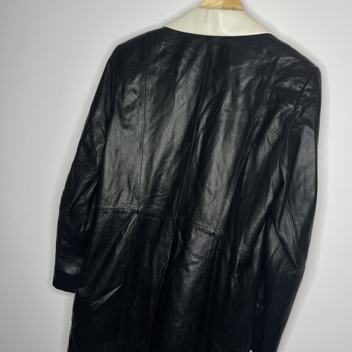 Japanese Brand × Vintage Vintage Dino Genuine Leather Coat Jacket Tribal 90s Y2K RARE Size M / US 6-8 / IT 42-44 - 9 Thumbnail