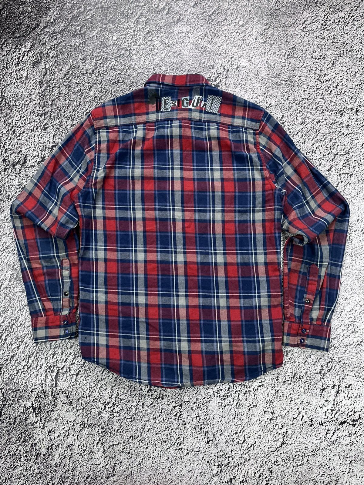Desigual Vintage Desigual Y2K Patchwork Graphic Shirt M Size US M / EU 48-50 / 2 - 7 Thumbnail