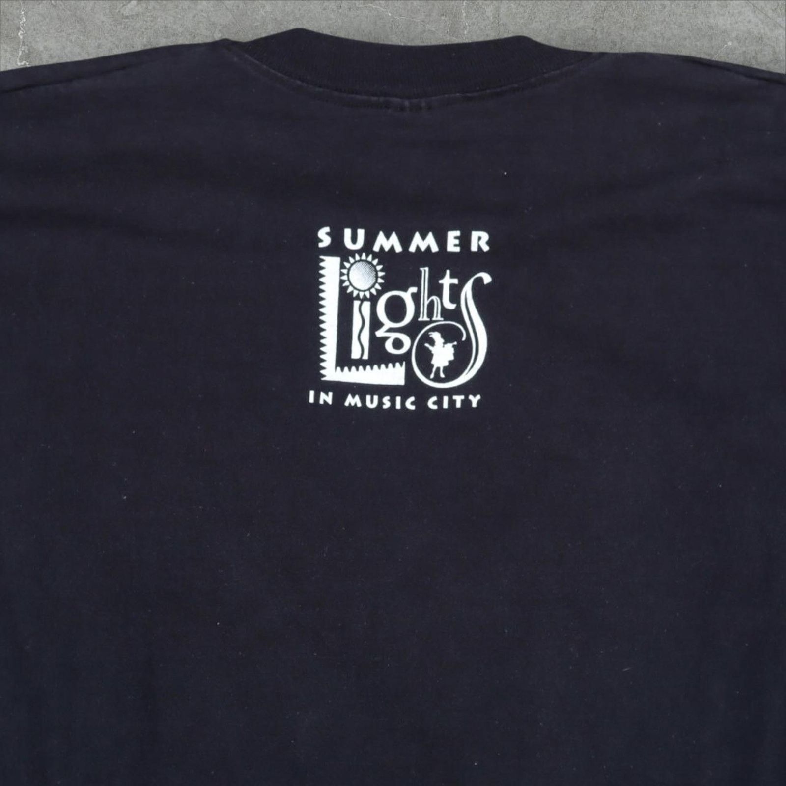 Fruit Of The Loom Vintage Summer Light Festival 1994 Tee Black XL Size US XL / EU 56 / 4 - 2 Thumbnail