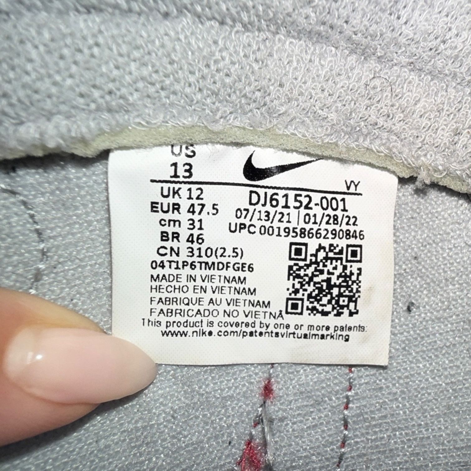 Nike Nike Dunk High Retro SE Athletic Club Red Grey Sz 13 Size US 13 / EU 46 - 2 Thumbnail