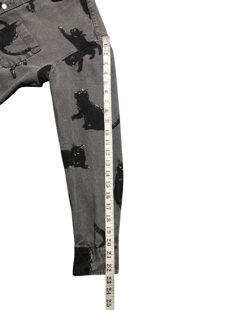 Japanese Brand Vintage CIAO Full Print Cat Long Sleeve Shirt Cropped Size US M / EU 48-50 / 2 - 14 Thumbnail