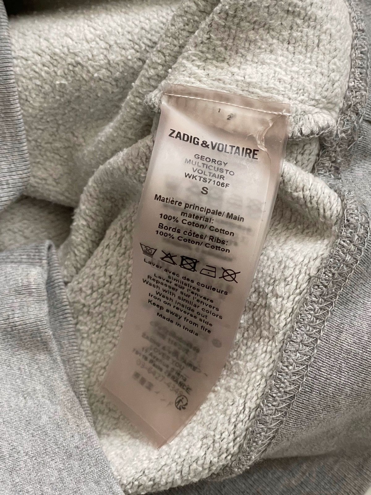 Zadig & Voltaire Zadig & Voltaire loose fit hoodie Size S / US 4 / IT 40 - 9 Thumbnail