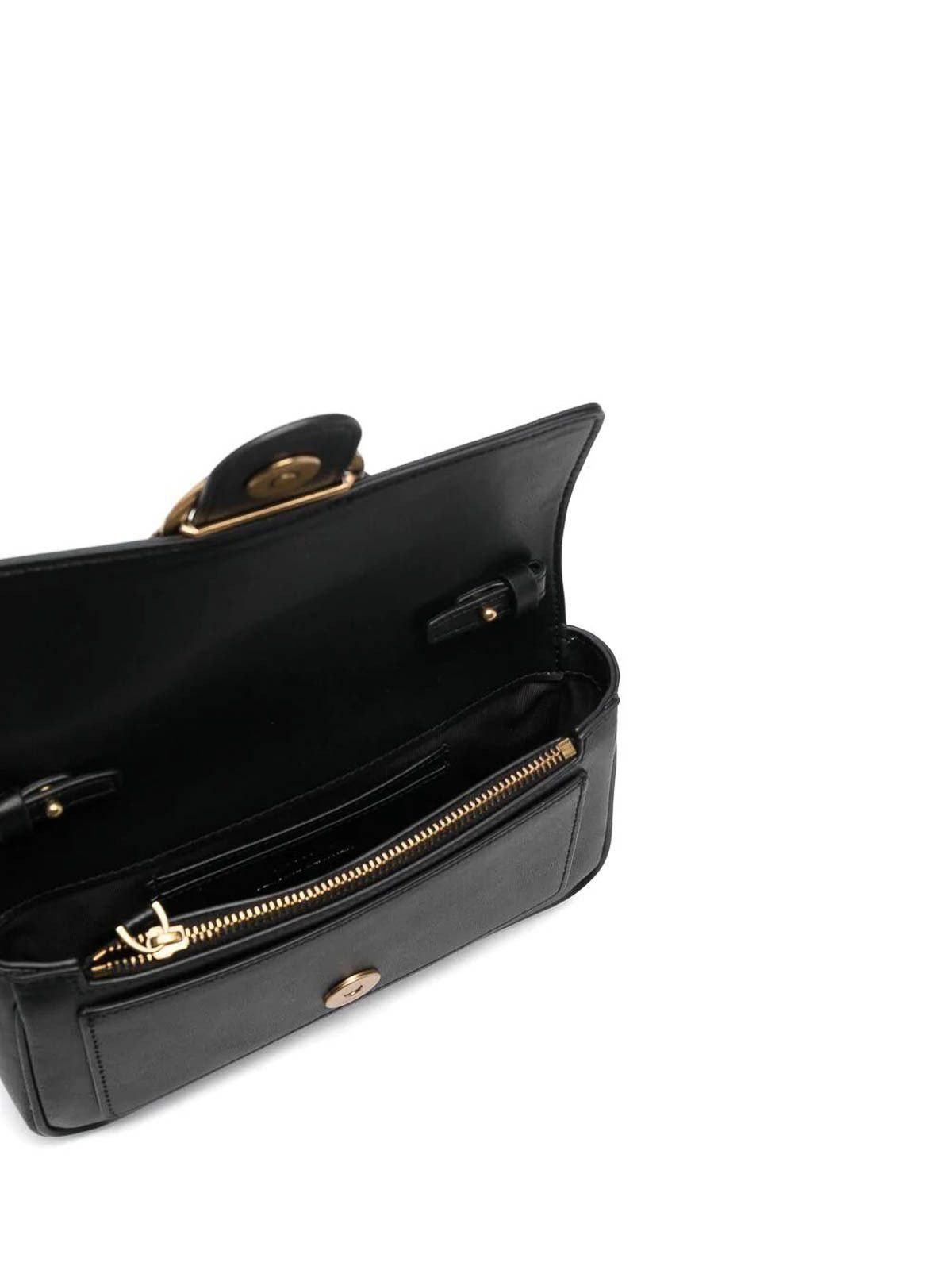 Pinko o1s22i1n0824 Size: OS / Love Pocket Crossbody Bag in Black Size ONE SIZE - 3 Thumbnail