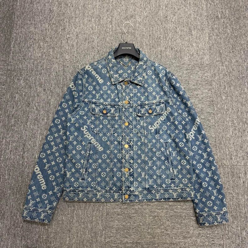 Louis Vuitton Full print denim jacket Nextarrow-2505