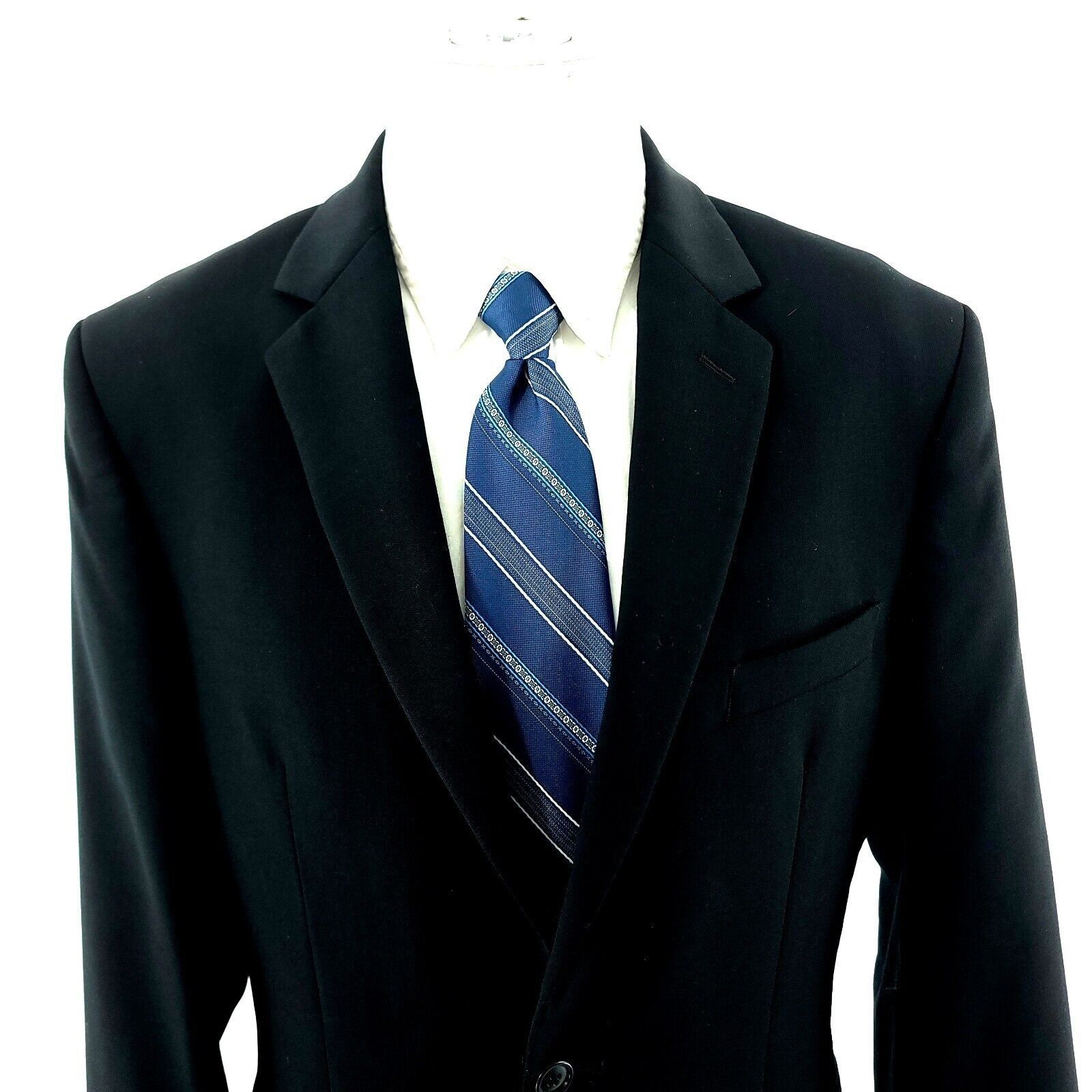 Pronto Uomo Pronto Uomo Wool Polyester Spandex 2 Button Suit Jacket 38R Size 38R - 1 Thumbnail