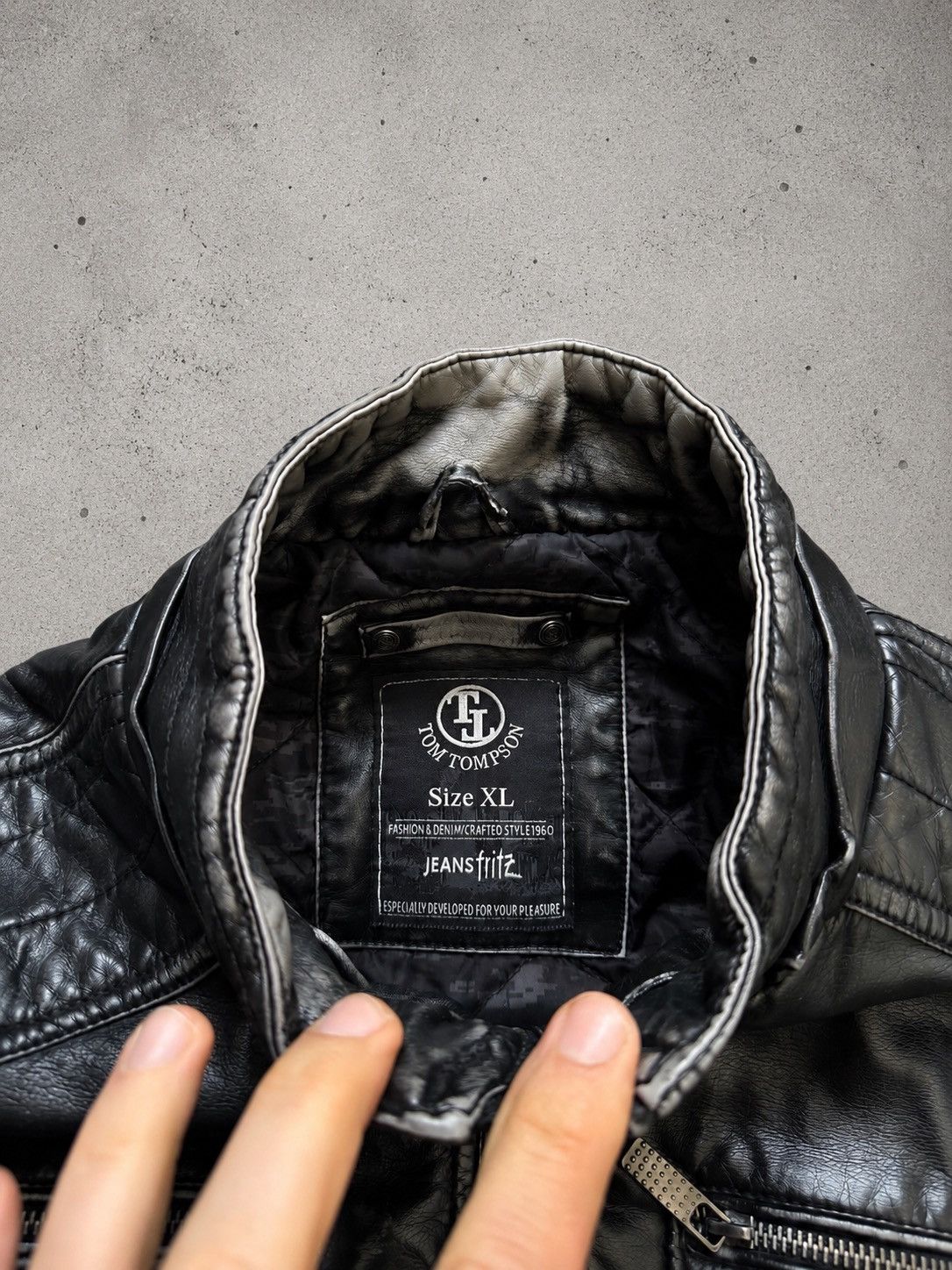 Japanese Brand Vintage Avantgarde Archive Tom Tompson Biker Jacket Size US XL / EU 56 / 4 - 3 Thumbnail