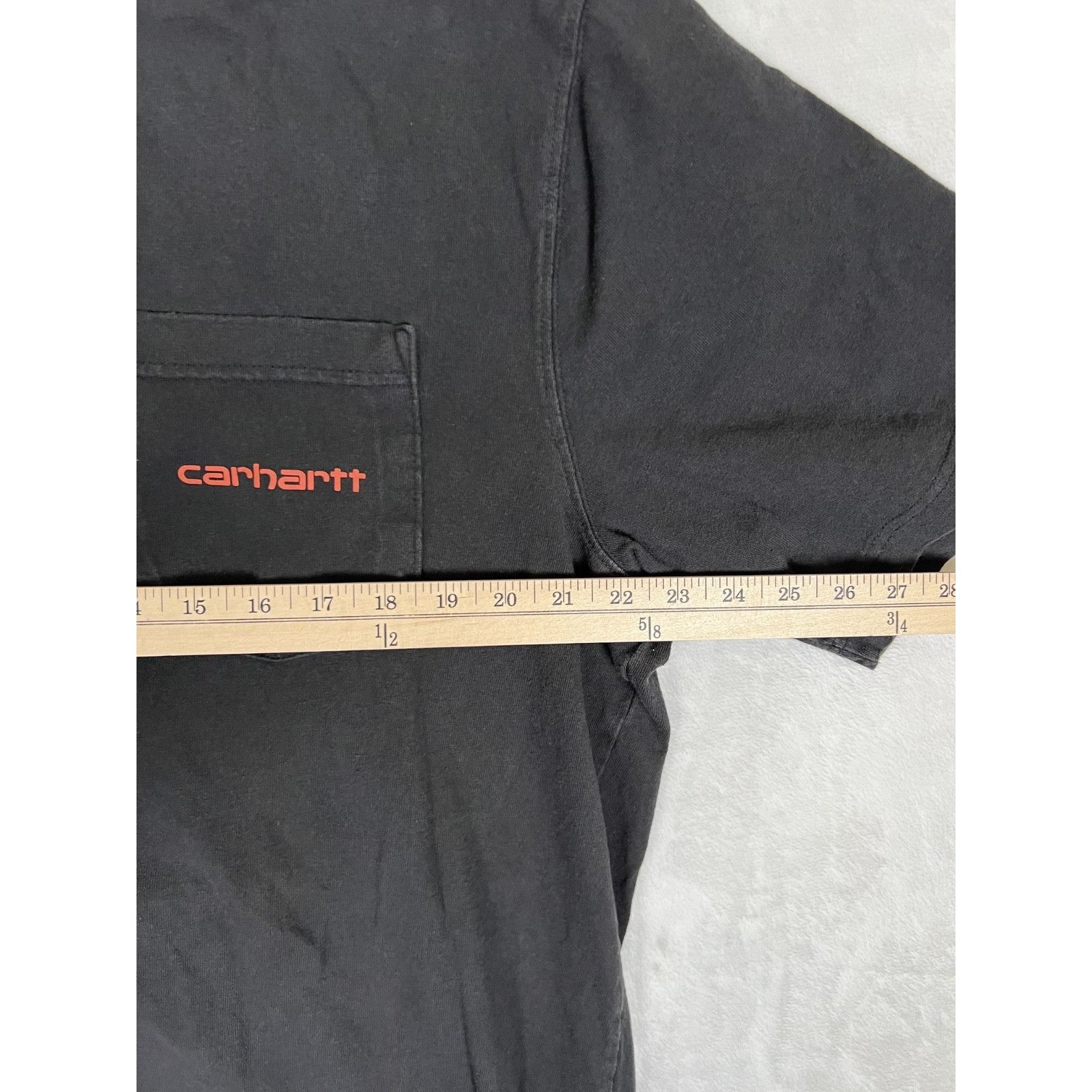 Carhartt Carhartt Relax Fit Pocket T-Shirt Size XL Black Back Logo Size US XL / EU 56 / 4 - 5 Thumbnail