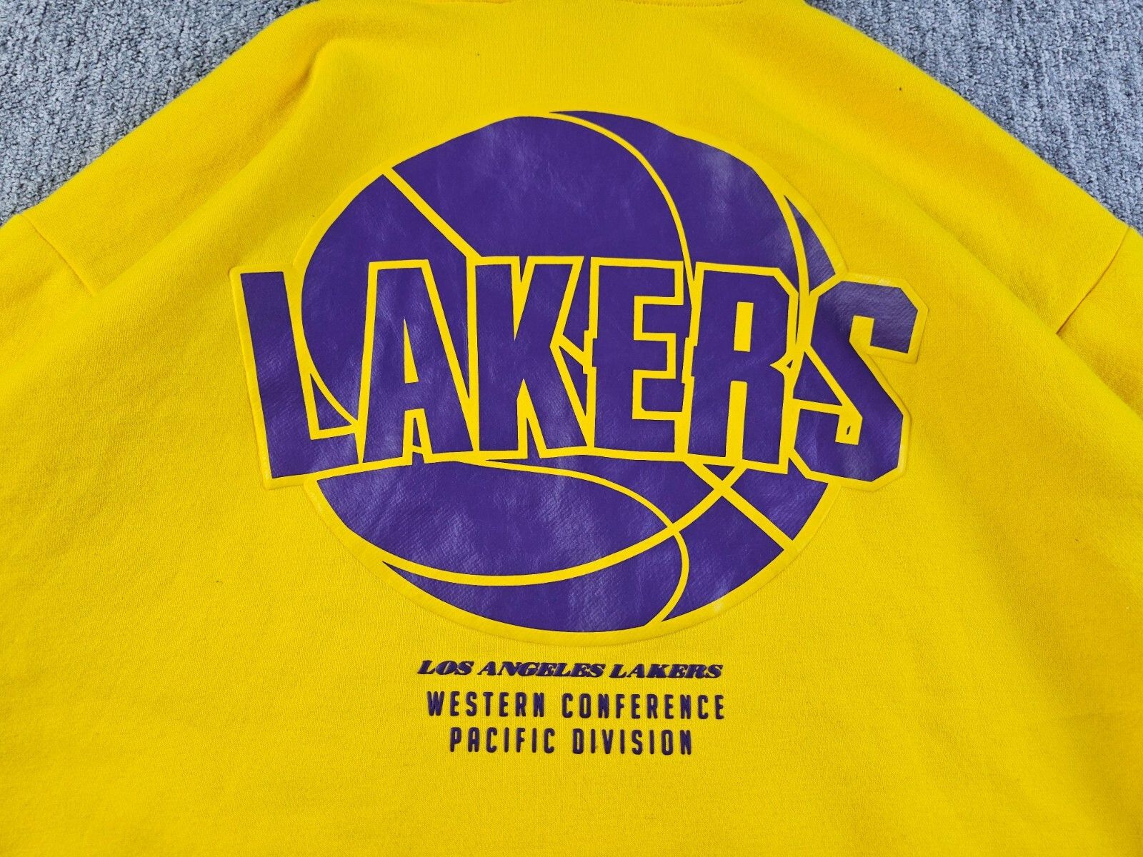 NBA NBA Lakers Hoodie by Josh Denzel Oversized Yellow M Size US M / EU 48-50 / 2 - 4 Thumbnail
