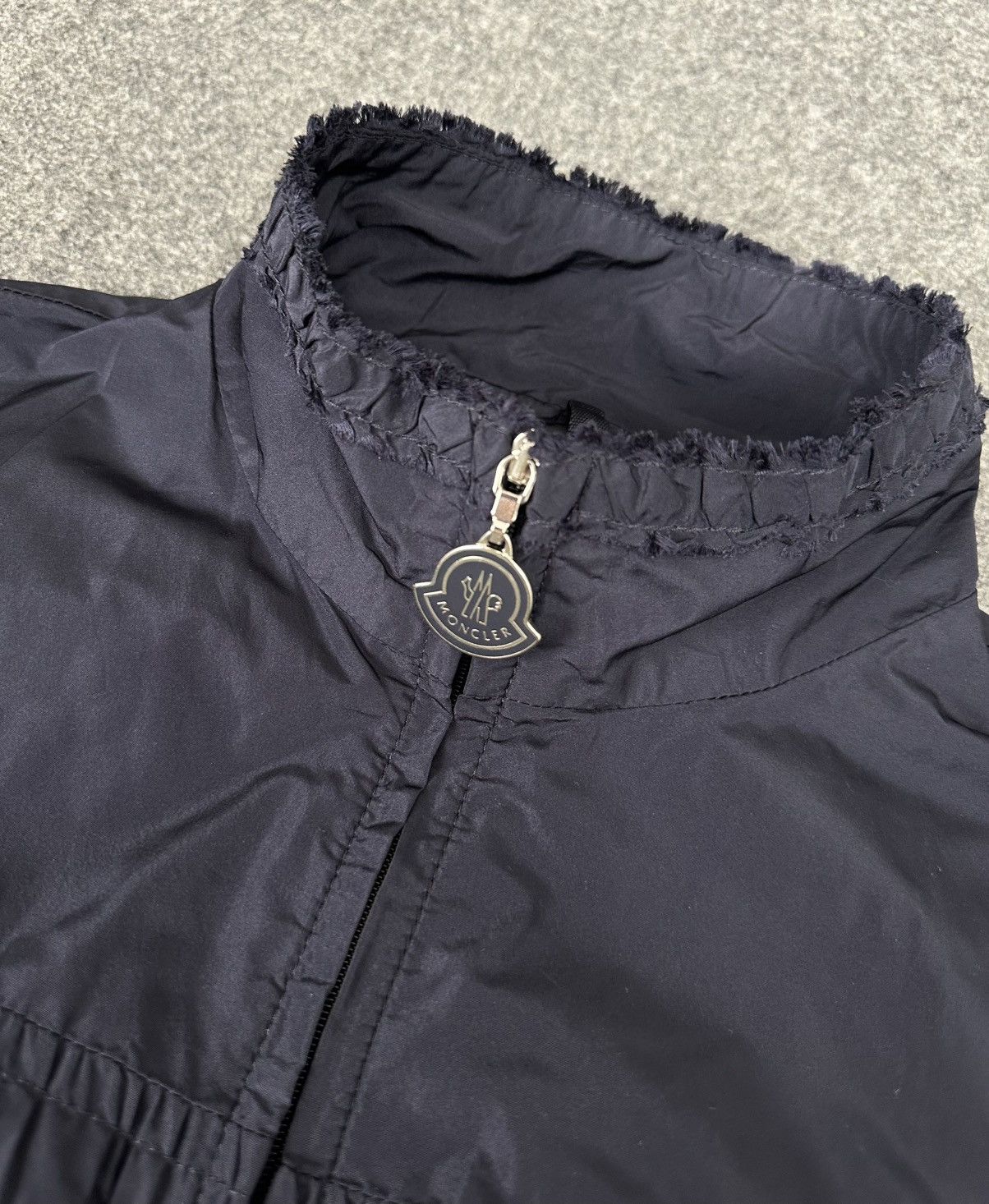 Moncler Moncler - Odda Giubbotto Blouson Zip-Up Light Jacket - Navy Size M / US 6-8 / IT 42-44 - 4 Thumbnail