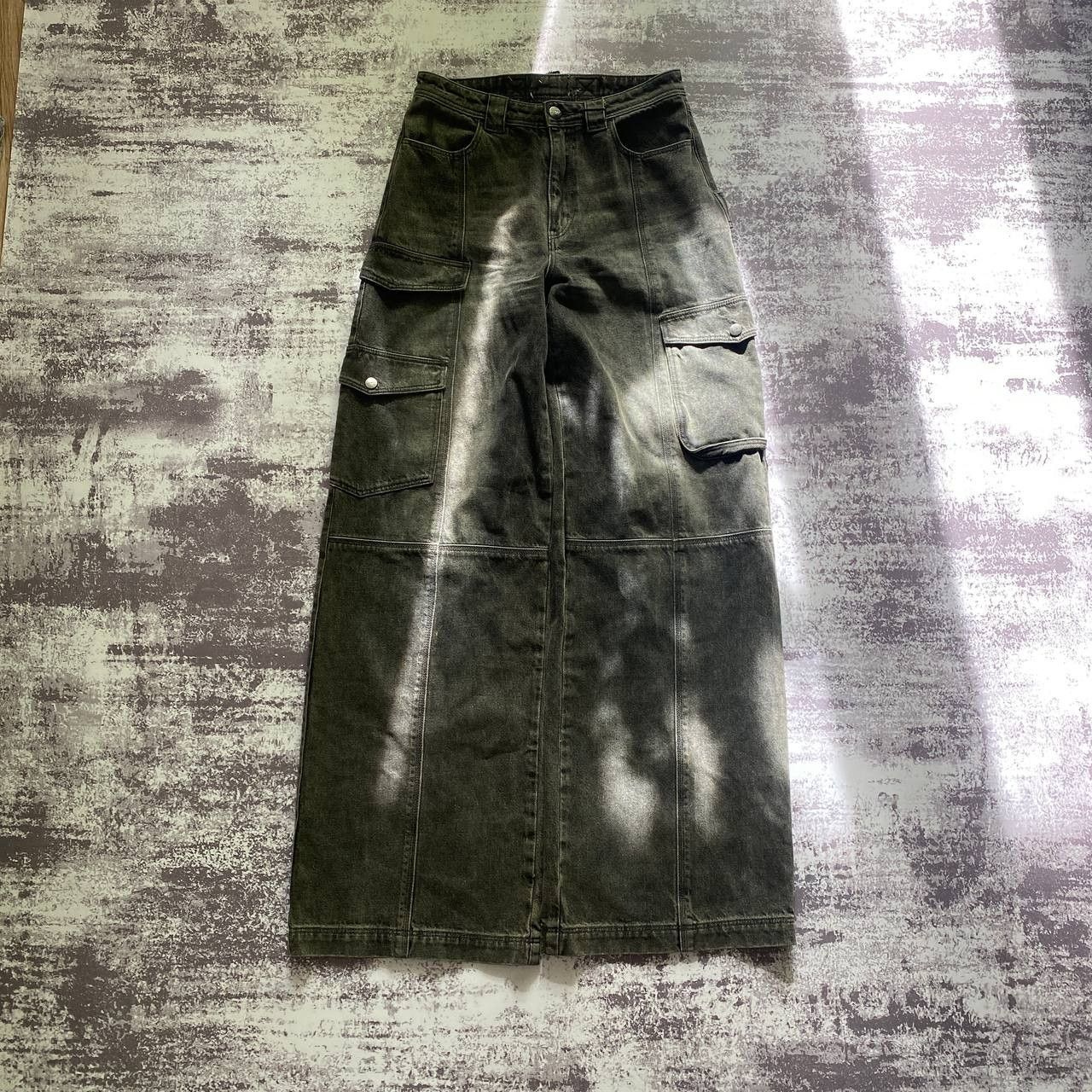 Japanese Brand Vintage If Six Was Nine ADJACENT Grey Denim Cargo Size US 32 / EU 48 - 1 Thumbnail