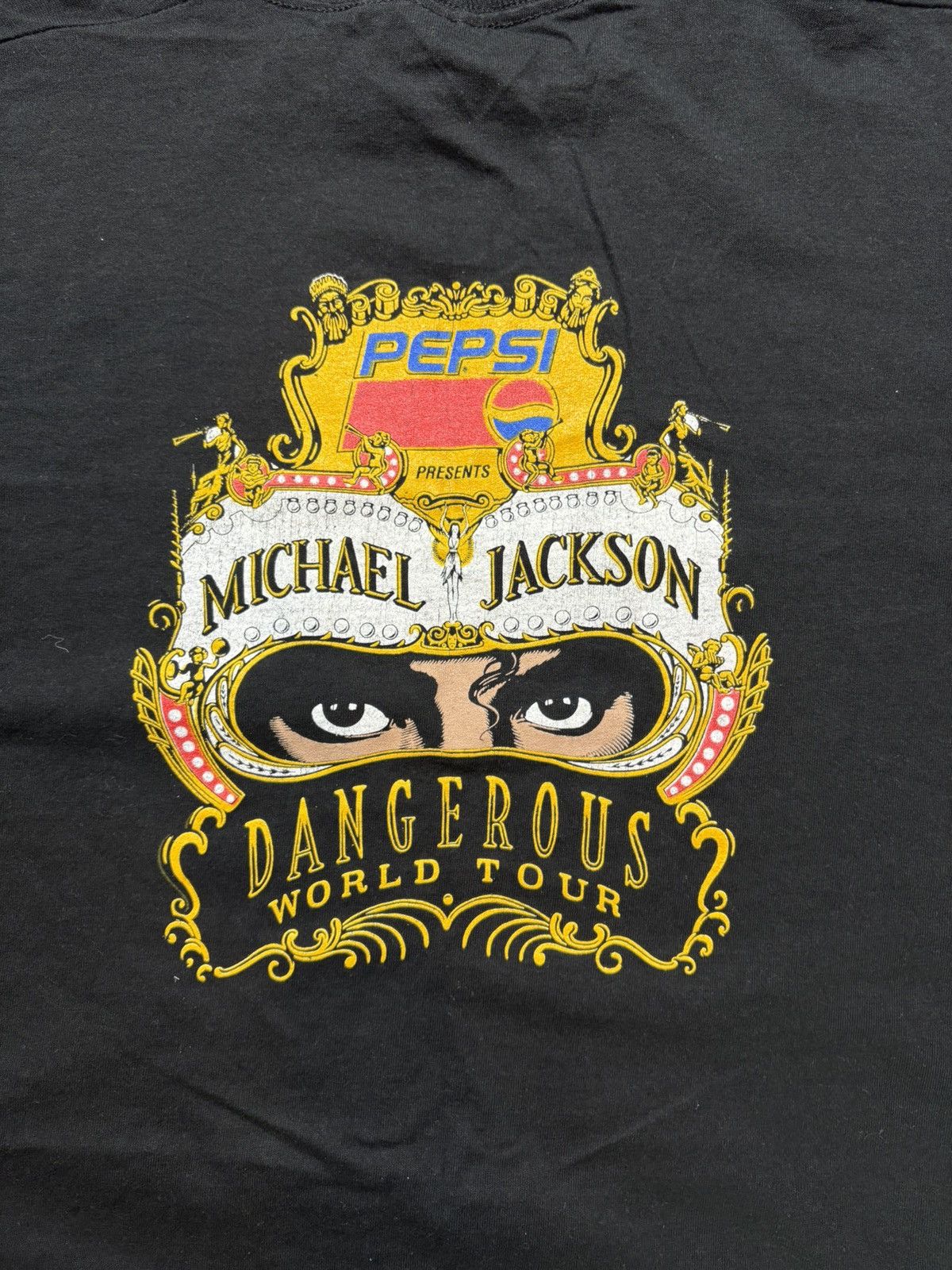 Michael Jackson × Pepsi × Vintage Michael Jackson – Dangerous World Tour x Pepsi tee 1992/3 Size US XL / EU 56 / 4 - 9 Thumbnail