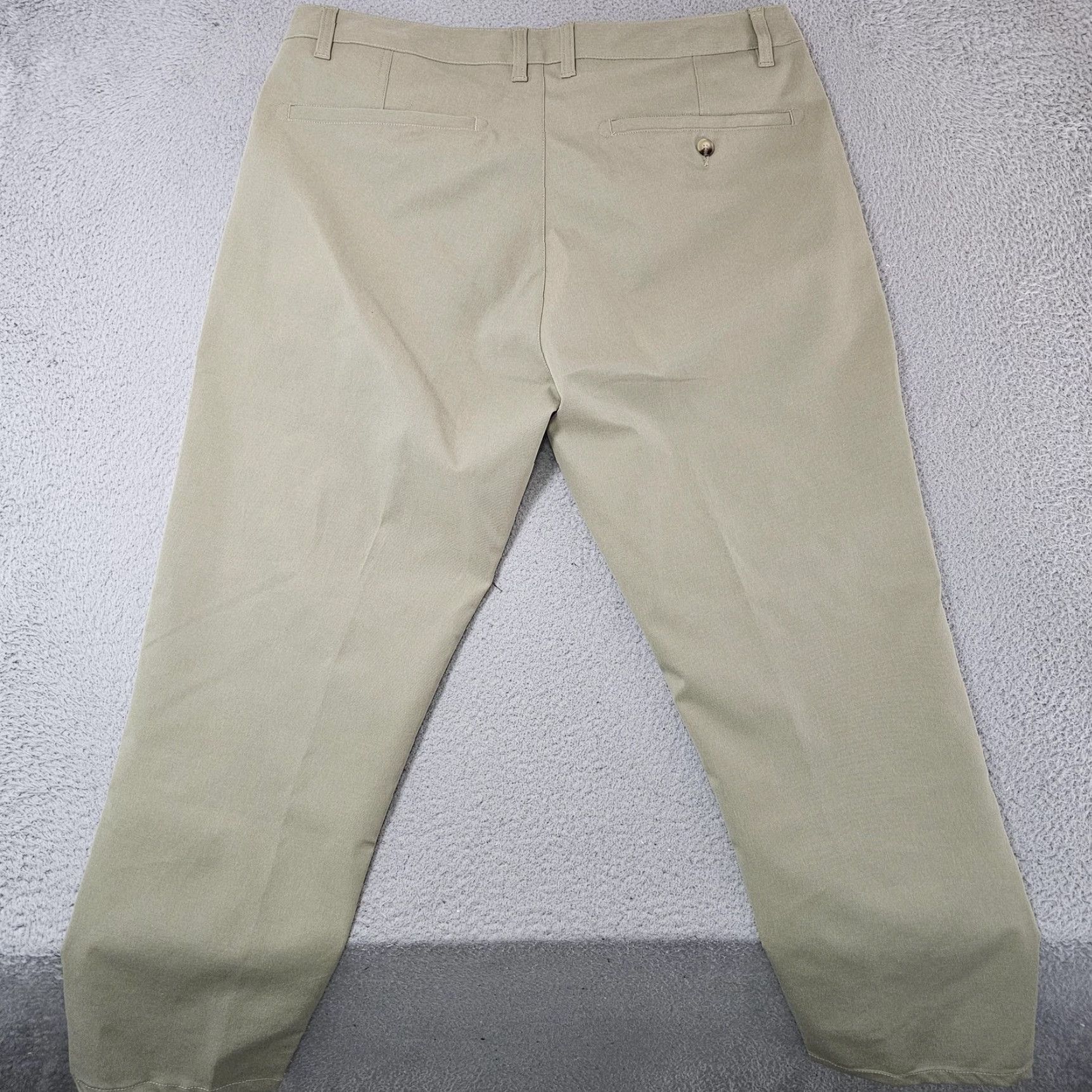 Rhone Rhone Chino Pants Mens 36x27 Beige Performance Stretch Tech Polyester Casual Size US 36 / EU 52 - 7 Thumbnail