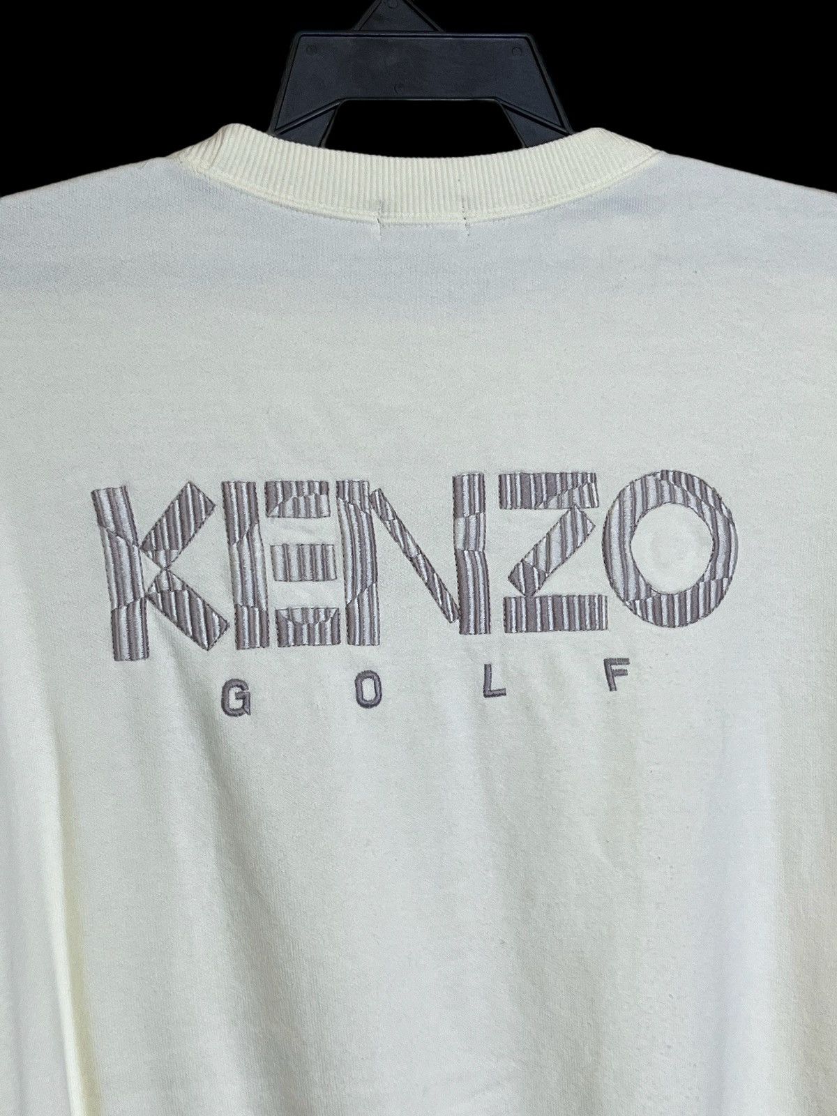 Kenzo VINTAGE KENZO GOLF BIG LOGO EMBROIDERY SWEATSHIRT Size US XL / EU 56 / 4 - 4 Thumbnail