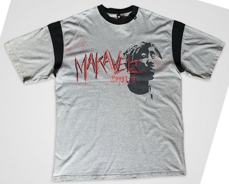 Makaveli Makaveli Branded t-shirt, vintage 2Pac jersey 90s hip hop XL Size US XL / EU 56 / 4 - 1 Thumbnail