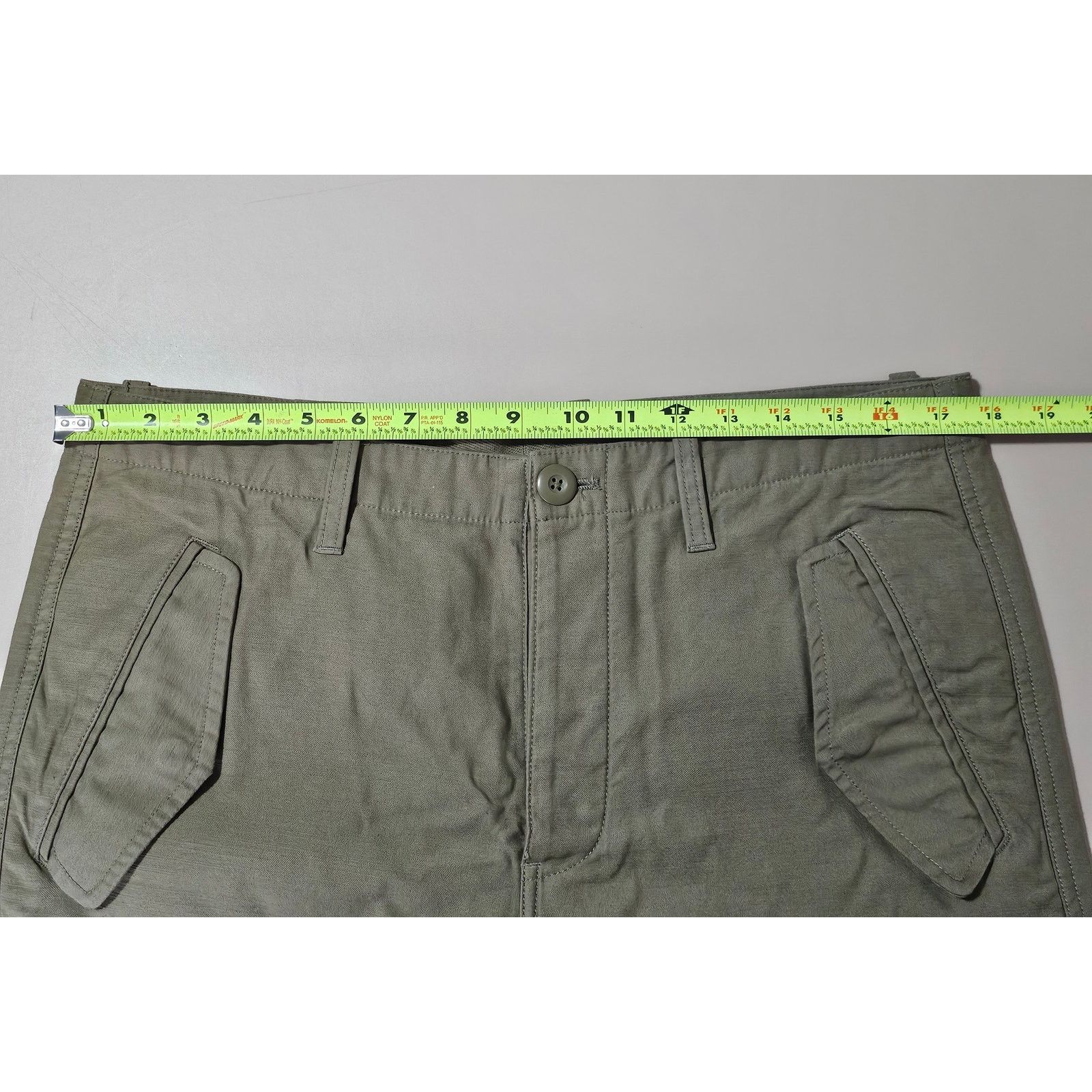 Allsaints ALLSAINTS Military Green Kora Trousers Straight Fit Cargo 32 Size US 32 / EU 48 - 5 Thumbnail