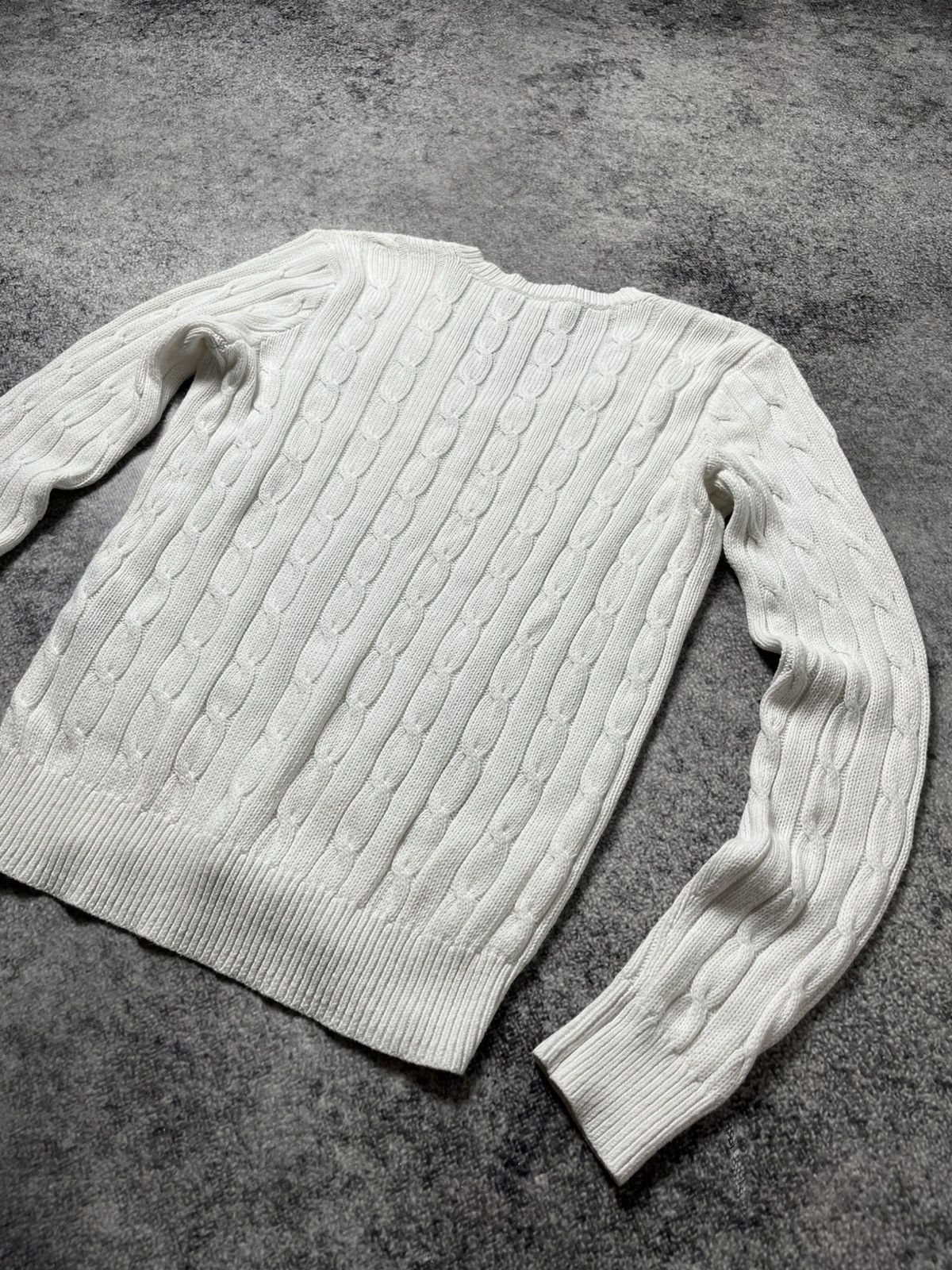 Polo Ralph Lauren 🔥90’s Ralph Lauren Polo Oldmoney Cable Knit Sweater Size M / US 6-8 / IT 42-44 - 6 Thumbnail