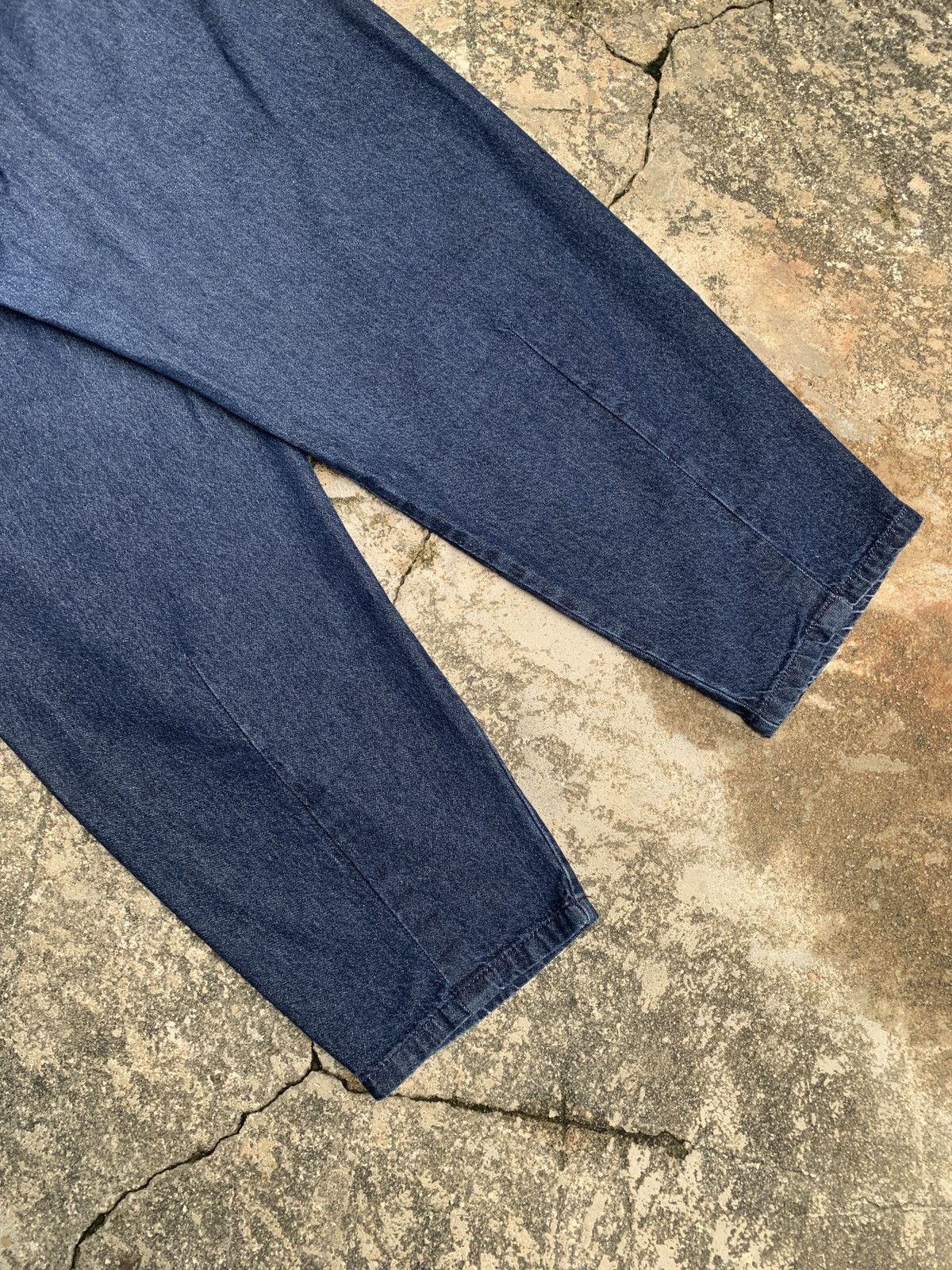 GU GU Japan Indigo Blue Jeans Relaxed Fit Baggy Balloon Pants Size US 36 / EU 52 - 3 Thumbnail
