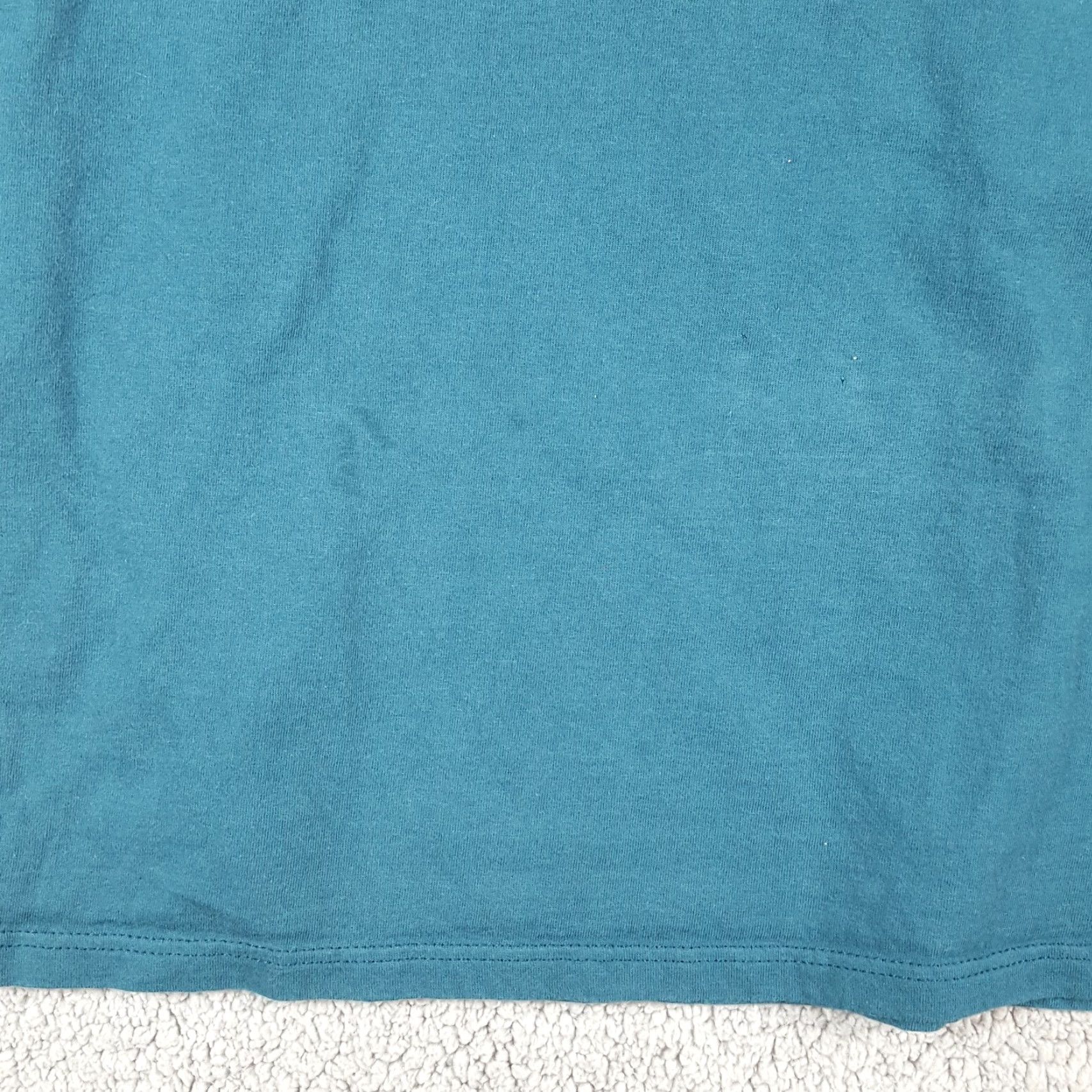 Jerzees VINTAGE JERZEES 90s Globe Map T-Shirt Men's XL Faded Green Retro Cotton Size US XL / EU 56 / 4 - 4 Thumbnail