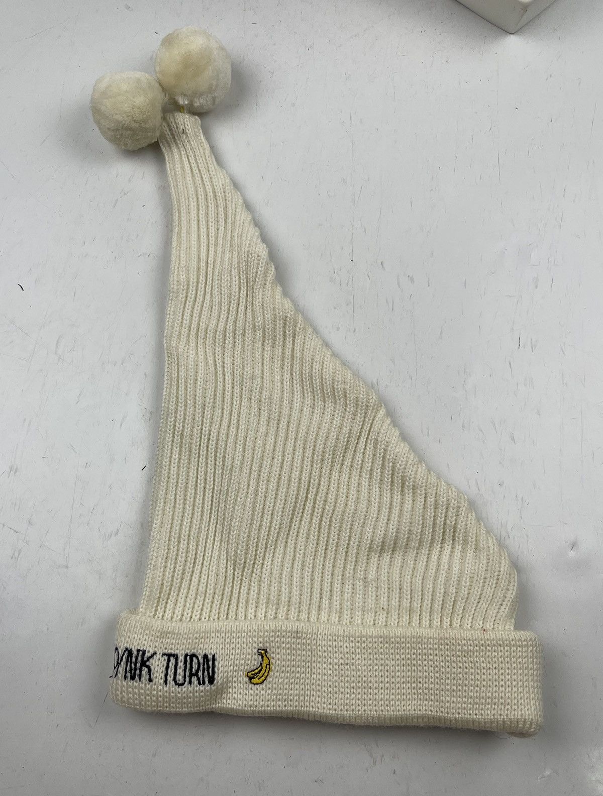 Japanese Brand pink turn rare design beanie hat tc37 Size ONE SIZE - 4 Thumbnail