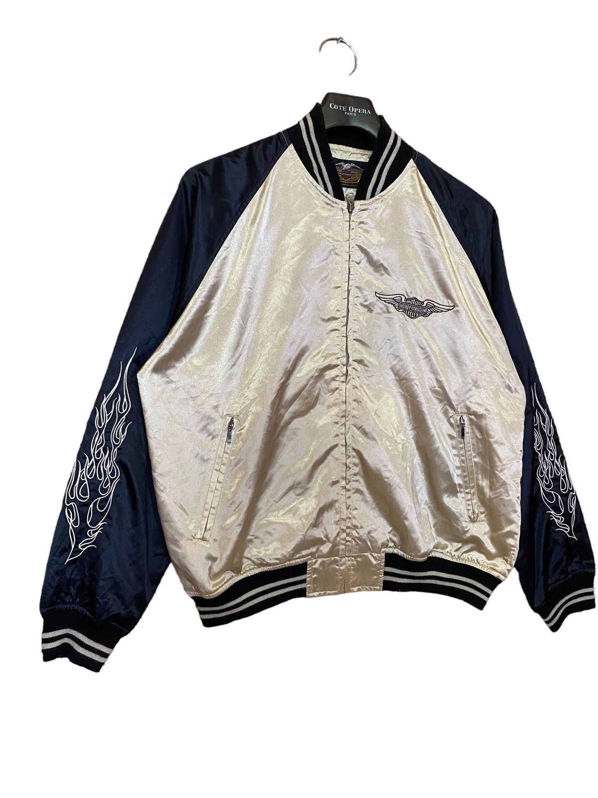 Harley Davidson Harley davidson emboidery logo sukajan jacket very rare Size US XL / EU 56 / 4 - 2 Thumbnail